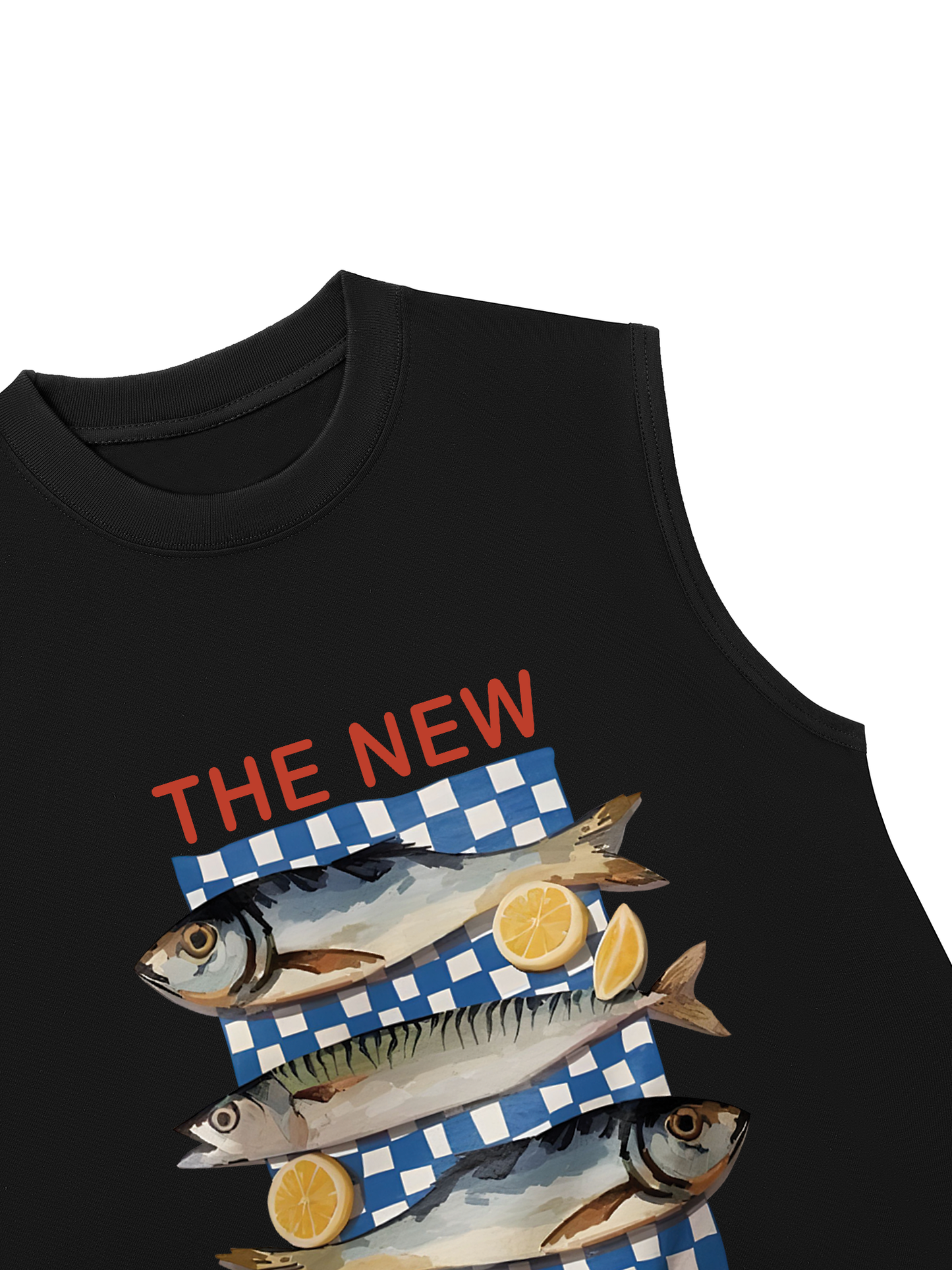 Áo Ba Lỗ Relaxed Fit Fish Three