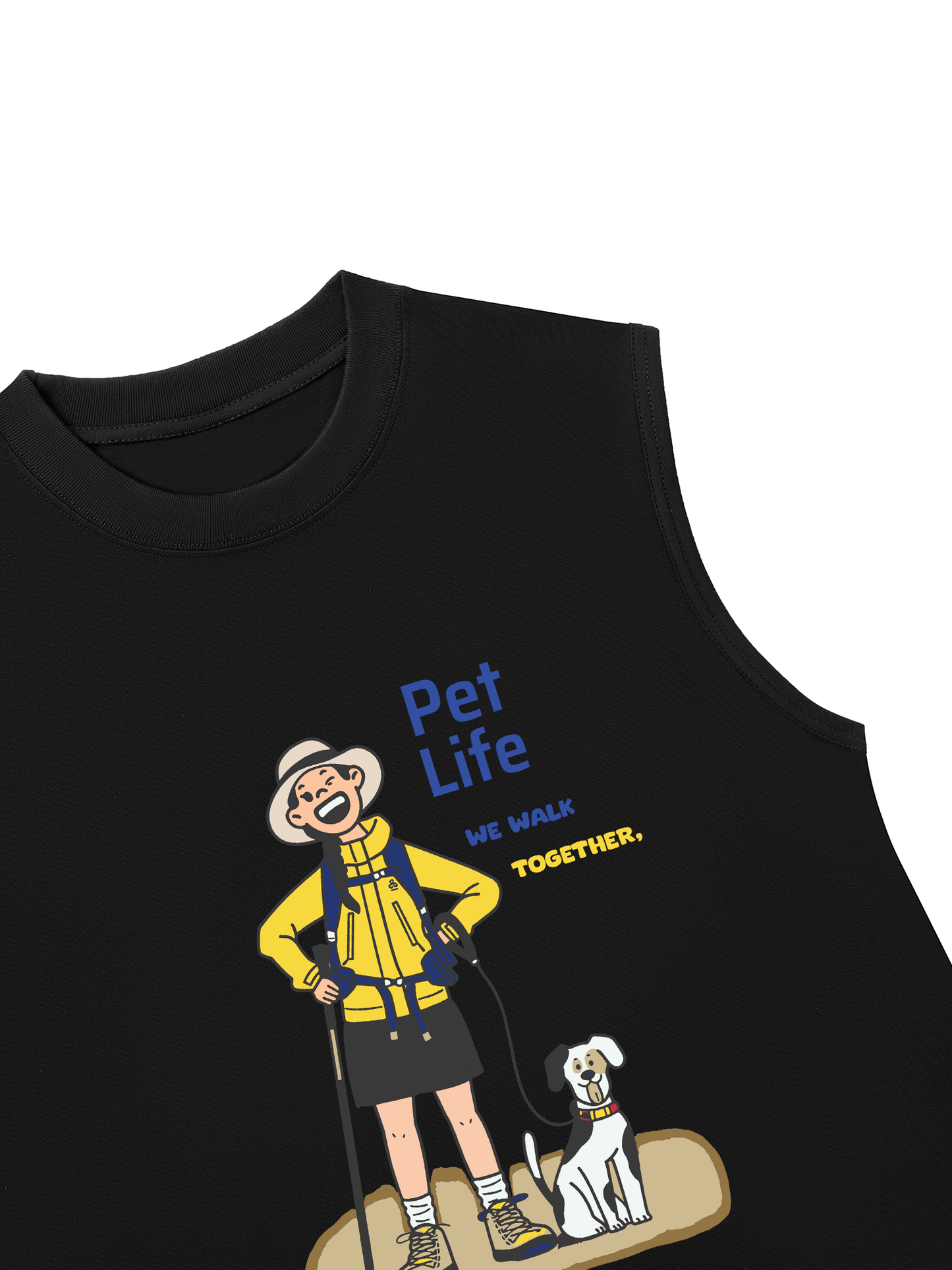 Áo Ba Lỗ Relaxed Fit Go Outside Pet Life