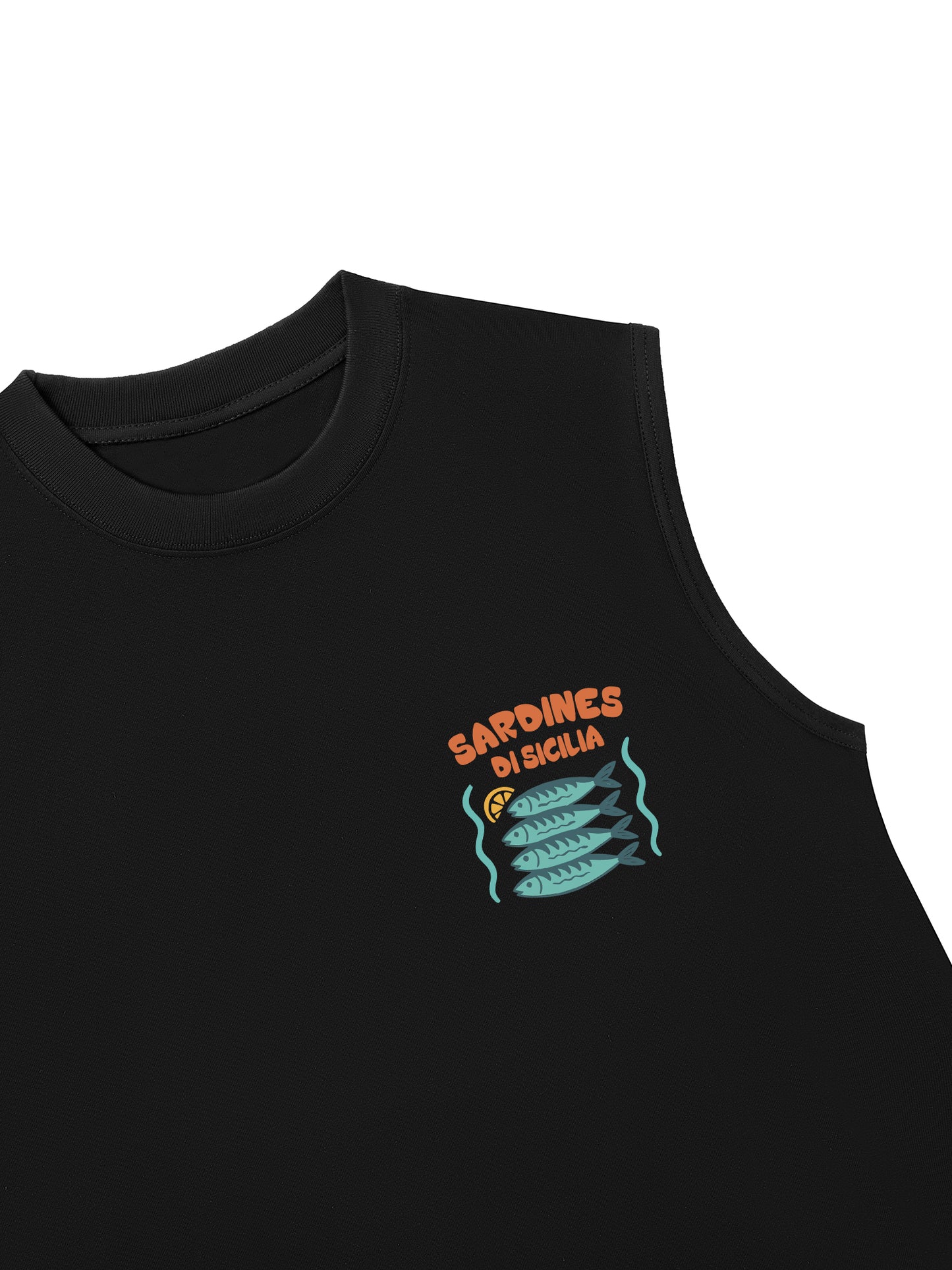 Áo Ba Lỗ Relaxed Fit Ocean Sardines