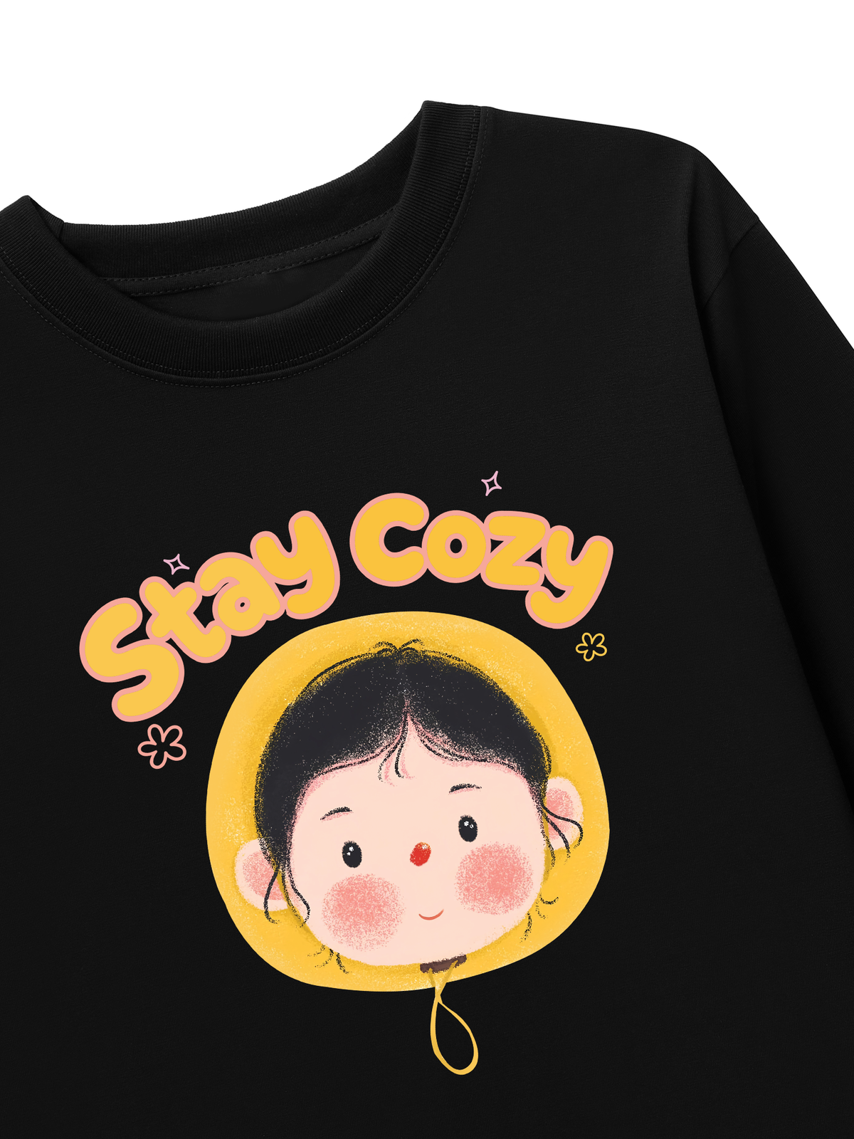 Áo Thun Dài Tay  Stay Cozy Little Girl