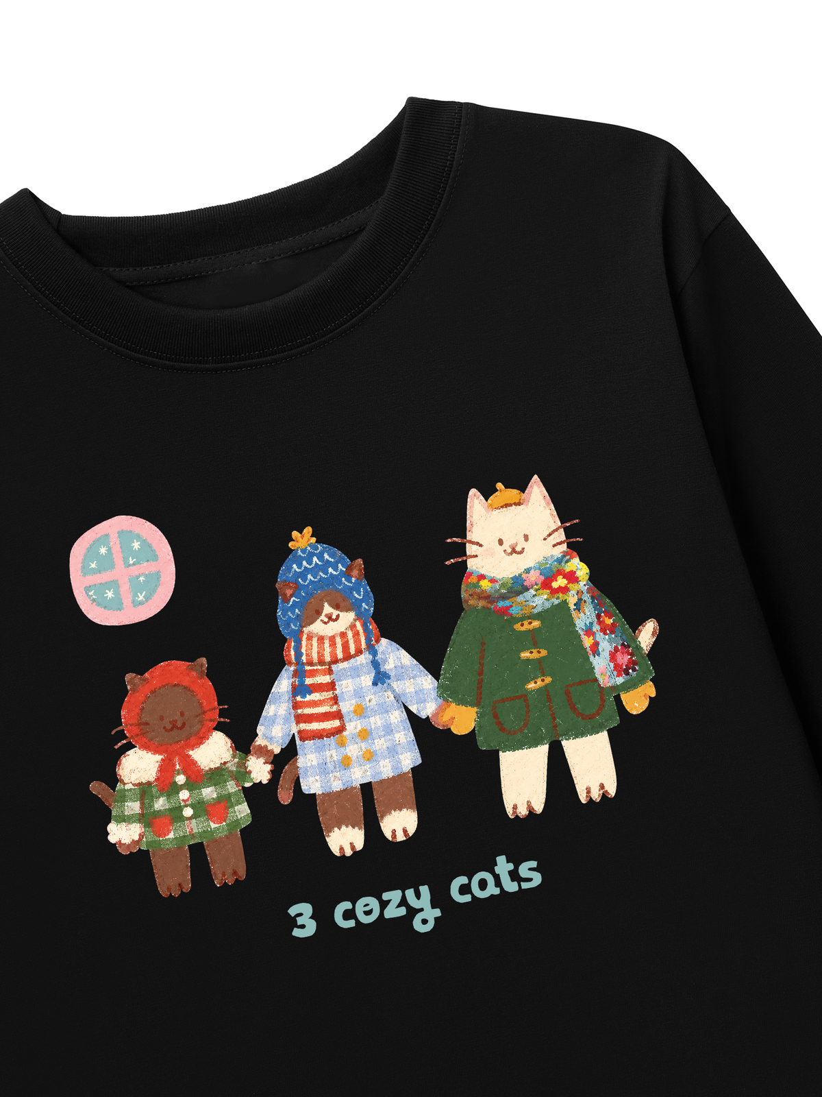 Áo Thun Dài Tay 3 Cozy Cats