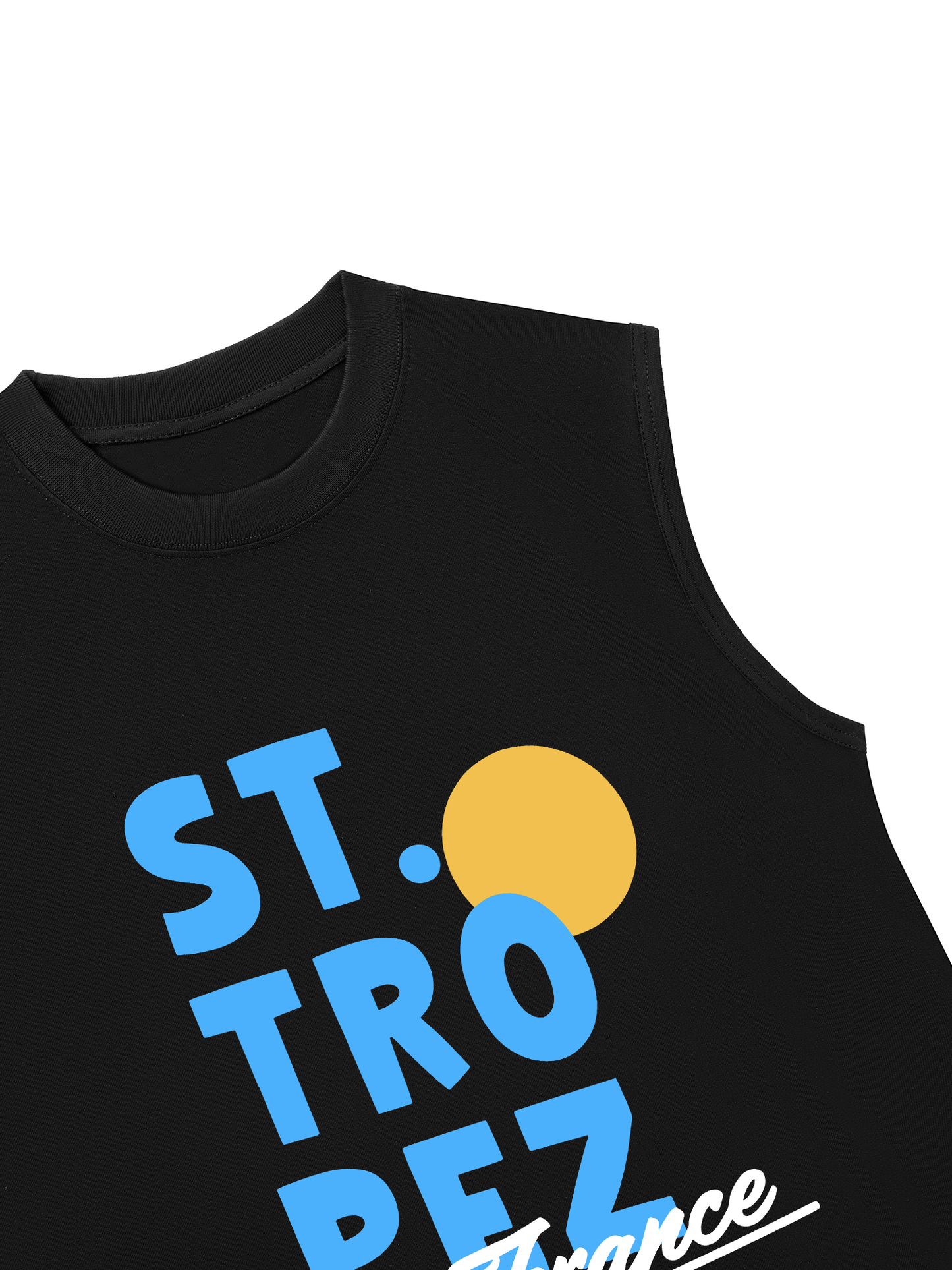 Áo Ba Lỗ Relaxed Fit ST Tropez France