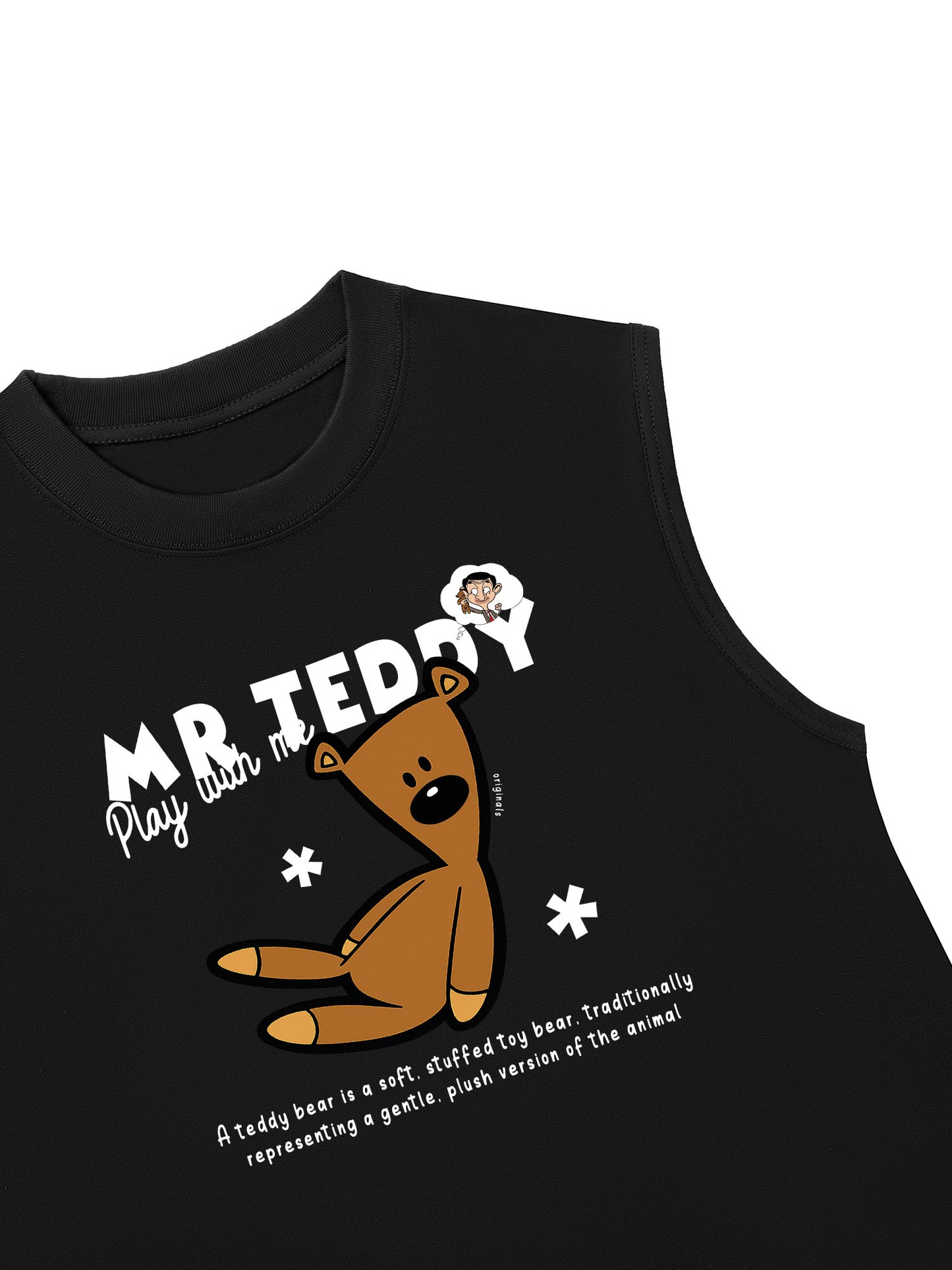 Áo Ba Lỗ Relaxed Fit Teddy Land Mr Teddy