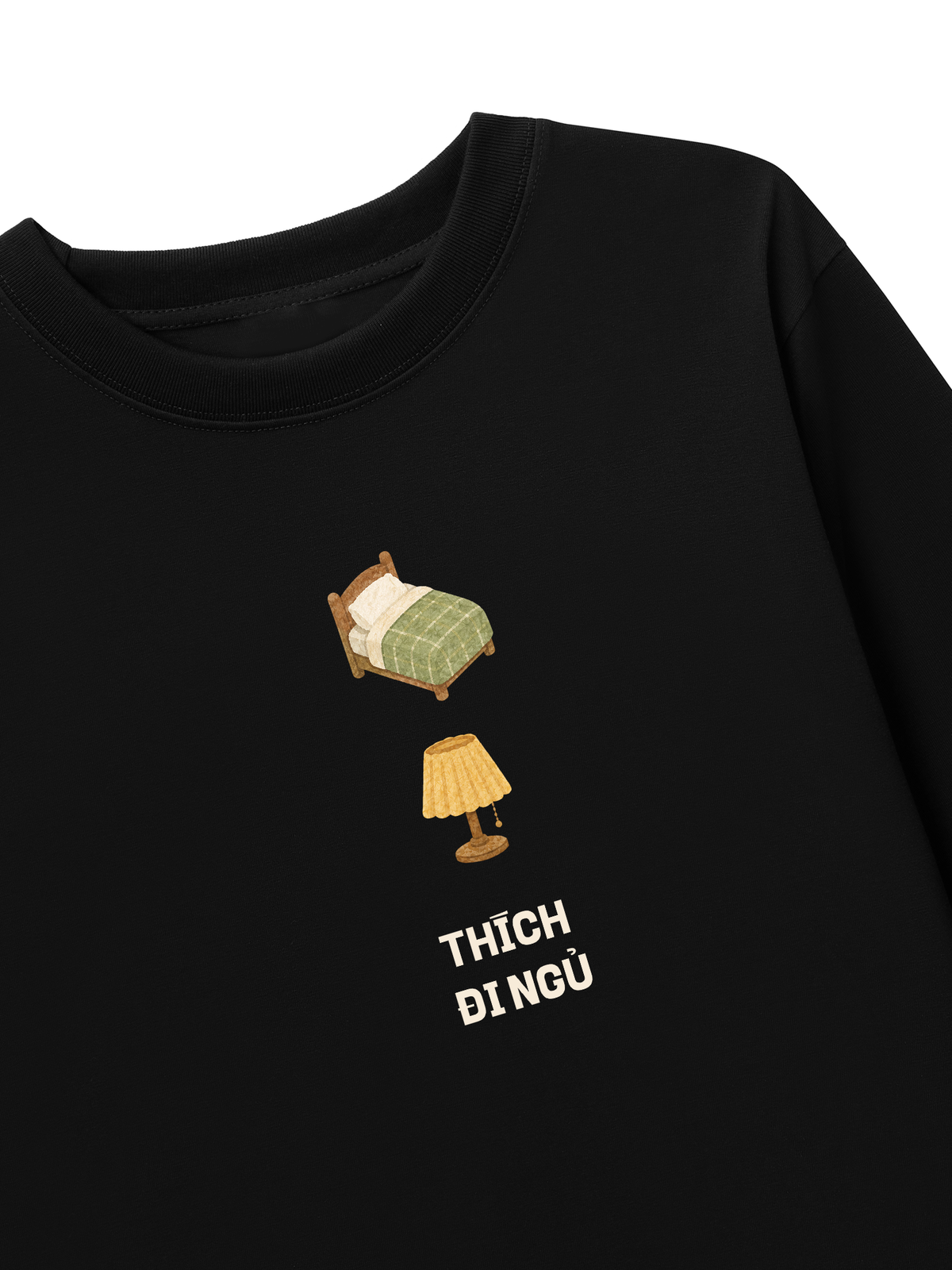 Áo Thun Dài Tay Thích Đi Ngủ