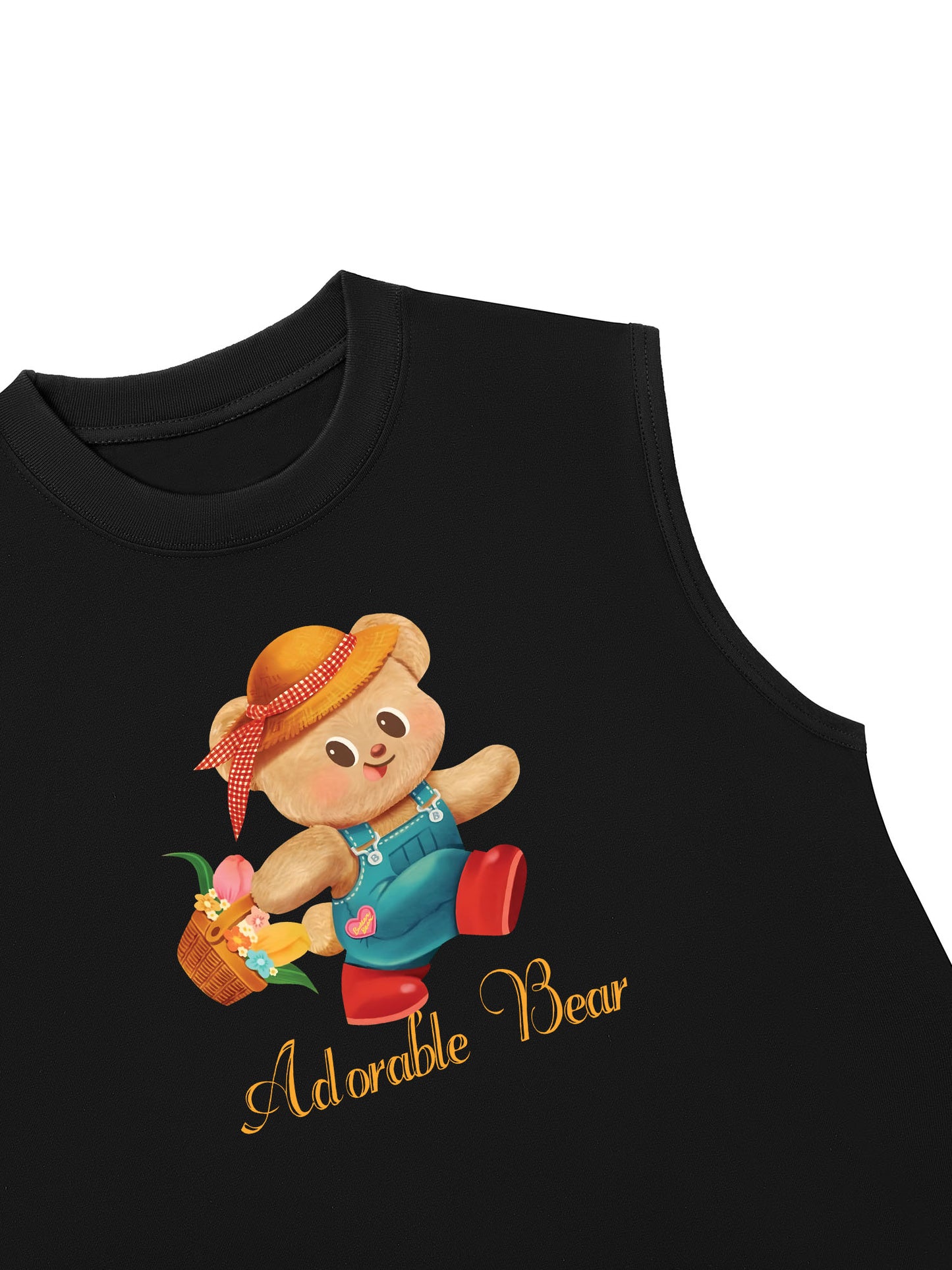 Áo Ba Lỗ Relaxed Fit Adorable Bear