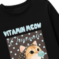 Áo Thun Dài Tay Vitamin Meow Blue Tiffany