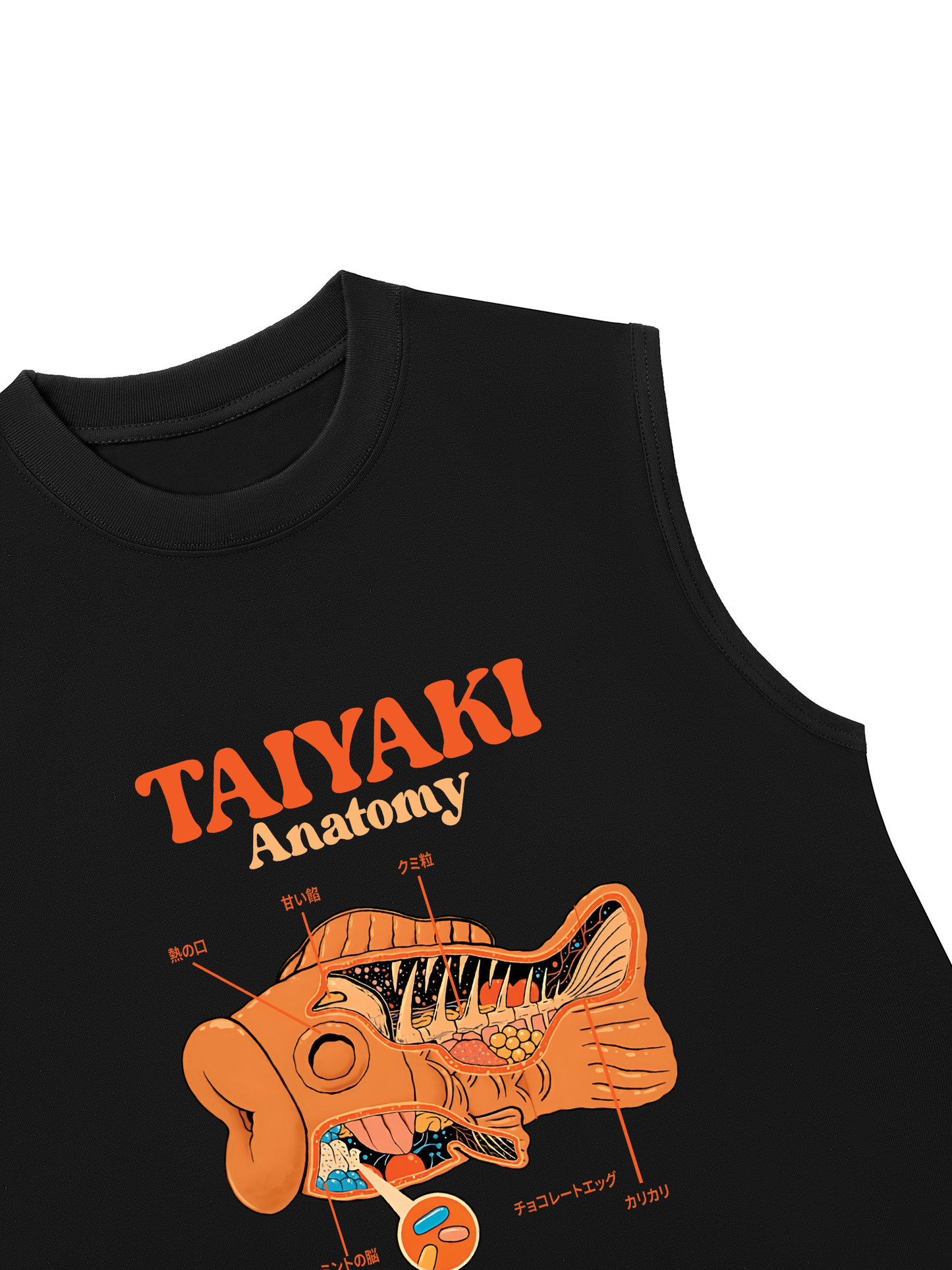 Áo Ba Lỗ Relaxed Fit Taiyaki Anatomy