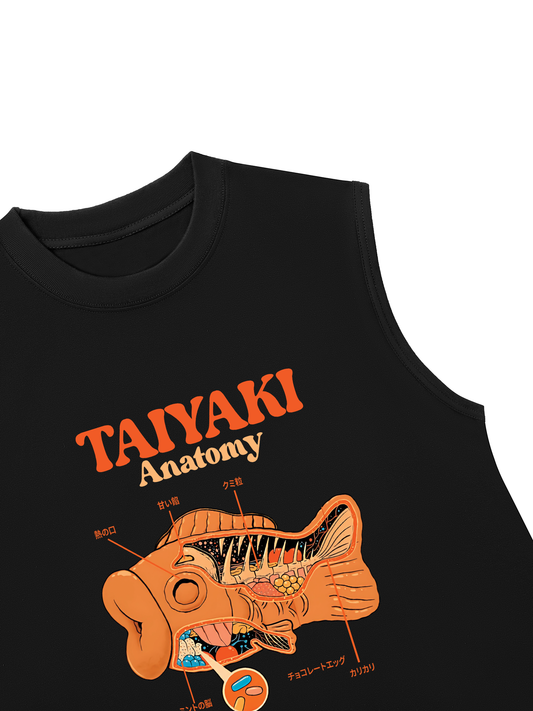 Áo Ba Lỗ Relaxed Fit Taiyaki Anatomy
