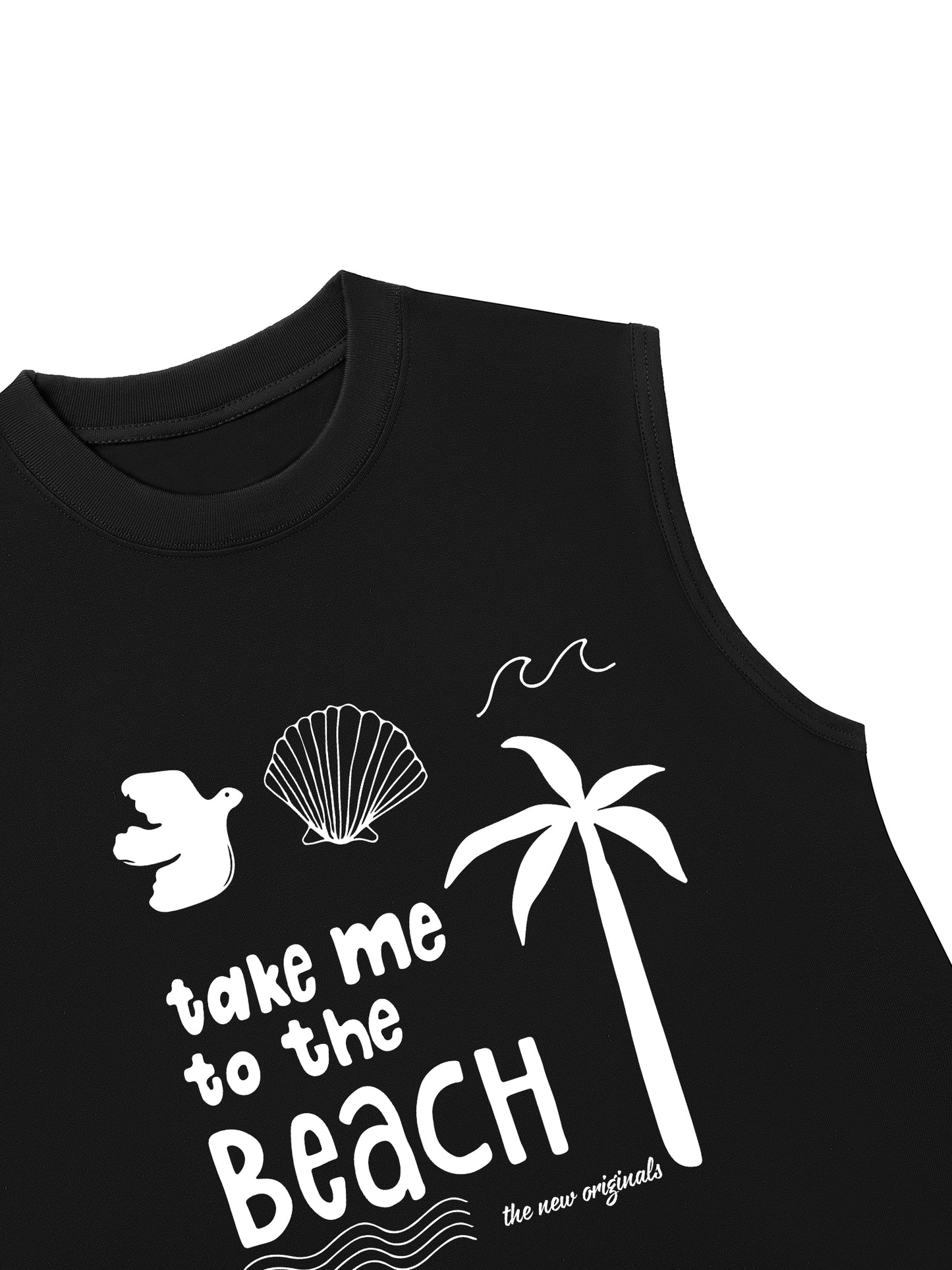 Áo Ba Lỗ Relaxed Fit Take Me To The Beach