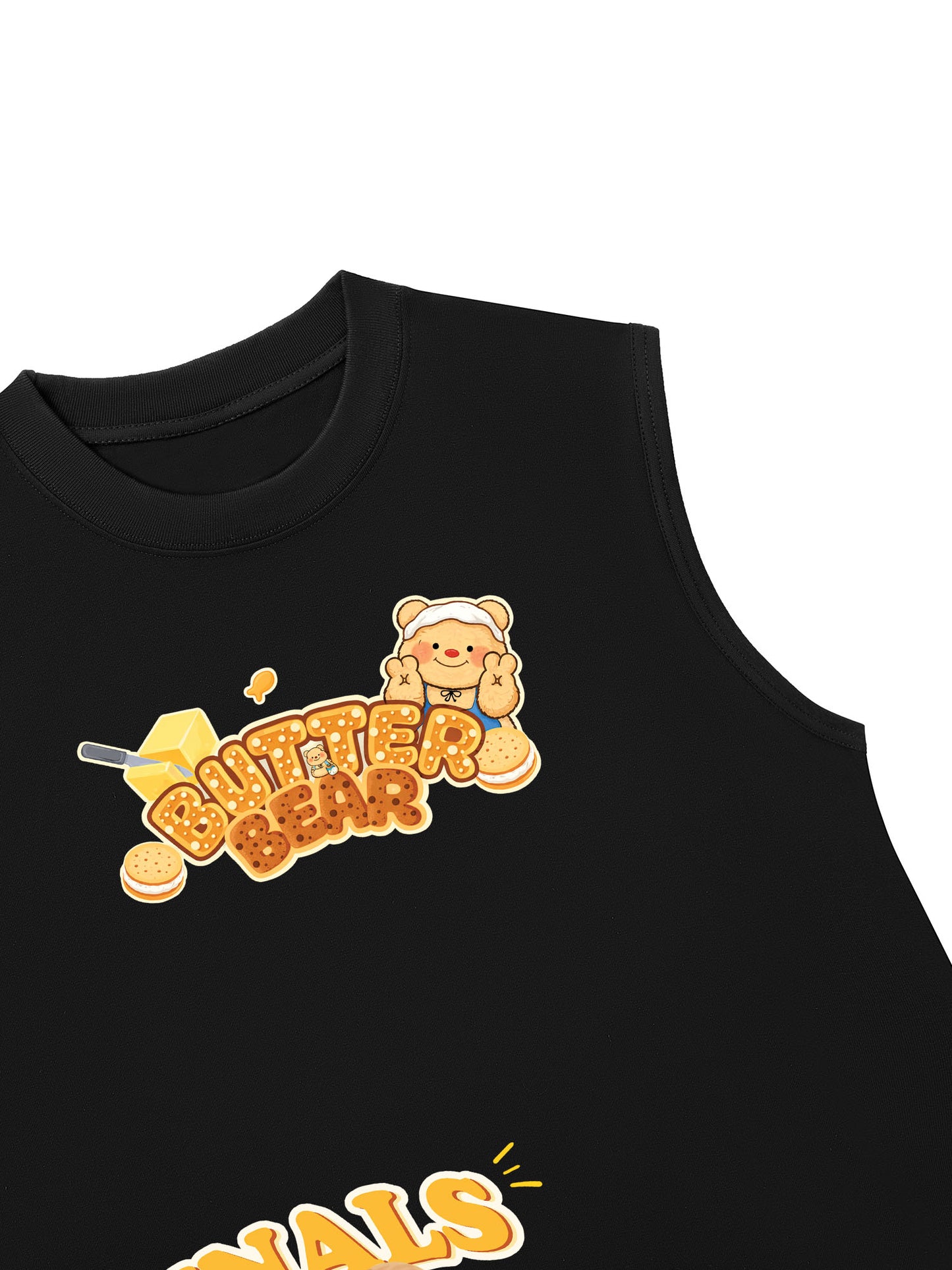 Áo Ba Lỗ Relaxed Fit Teddy Land Butter Bear