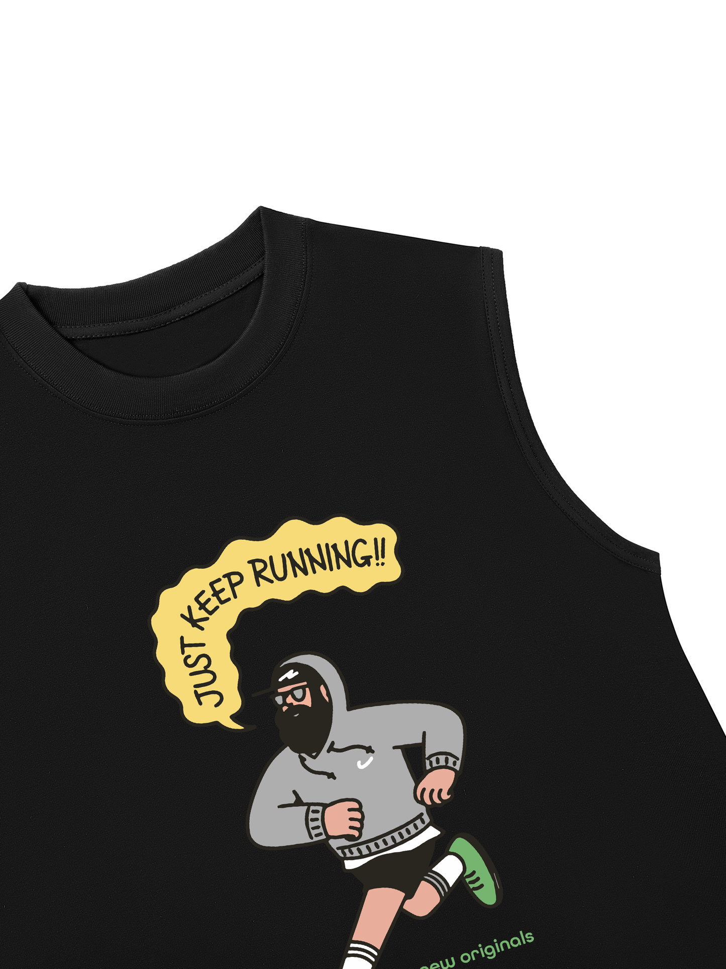 Áo Ba Lỗ Relaxed Fit Just Keep Running