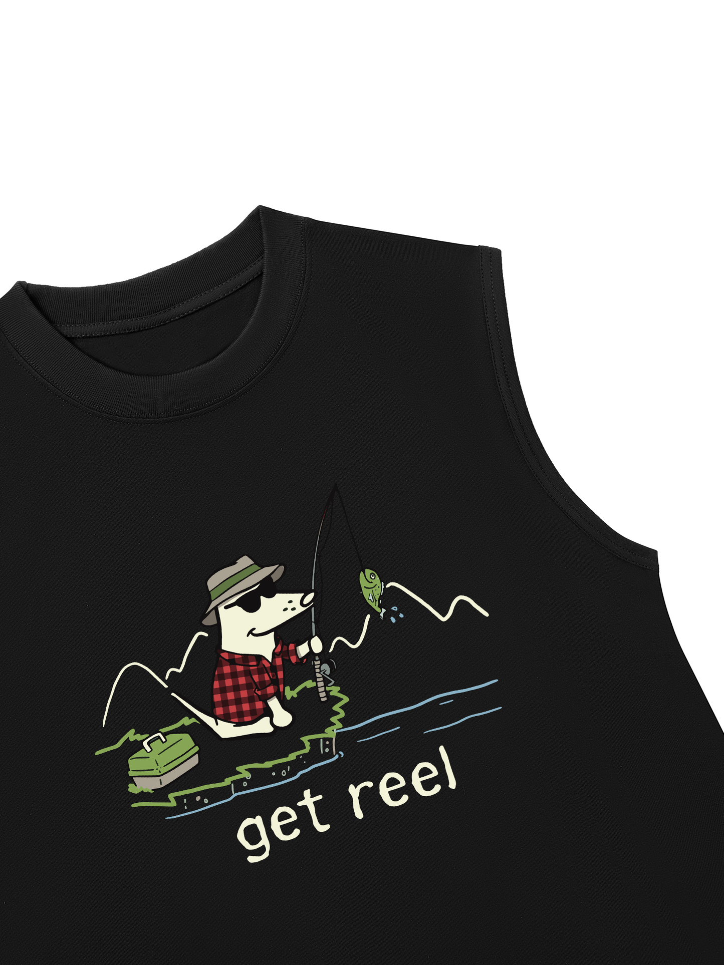 Áo Ba Lỗ Relaxed Fit Go Outside Get Reel