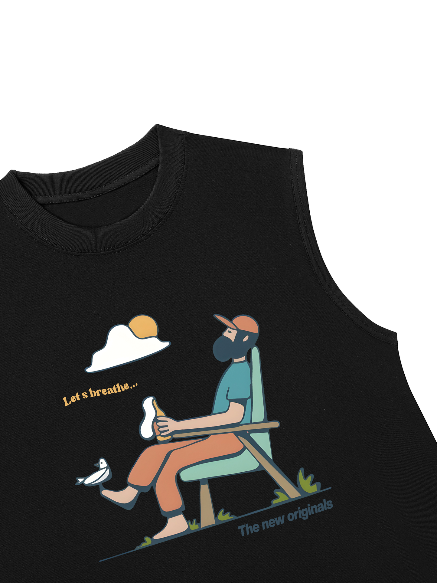 Áo Ba Lỗ Relaxed Fit Let_s Breathe