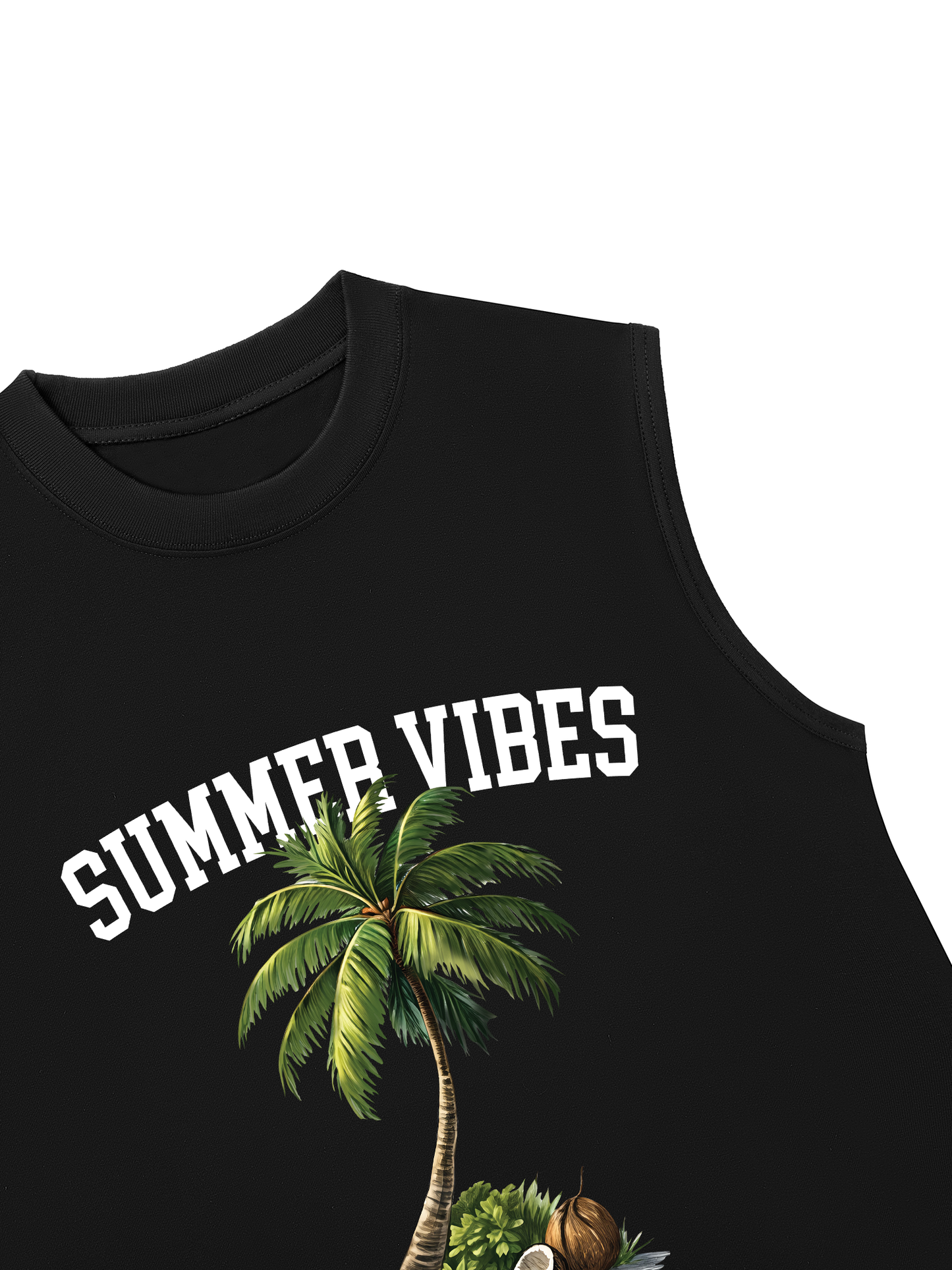 Áo Ba Lỗ Relaxed Fit Summer Vibes Coconut