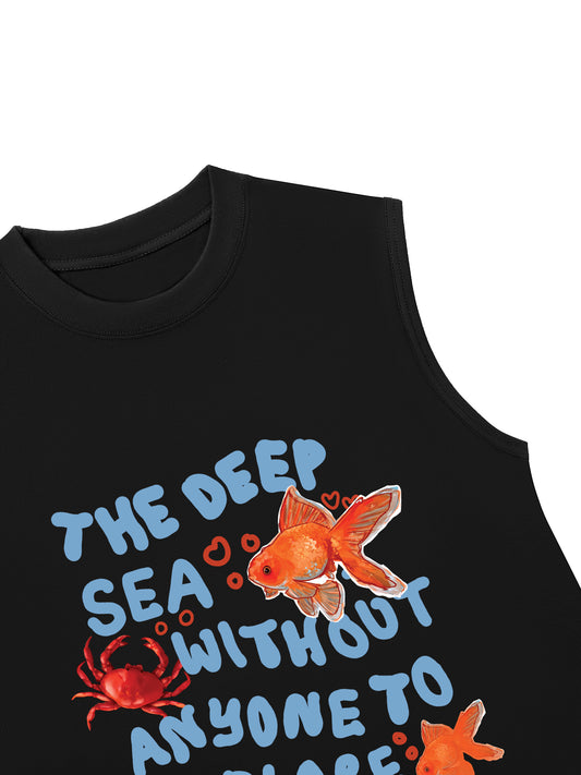 Áo Ba Lỗ Relaxed Fit Ocean The Deep Sea