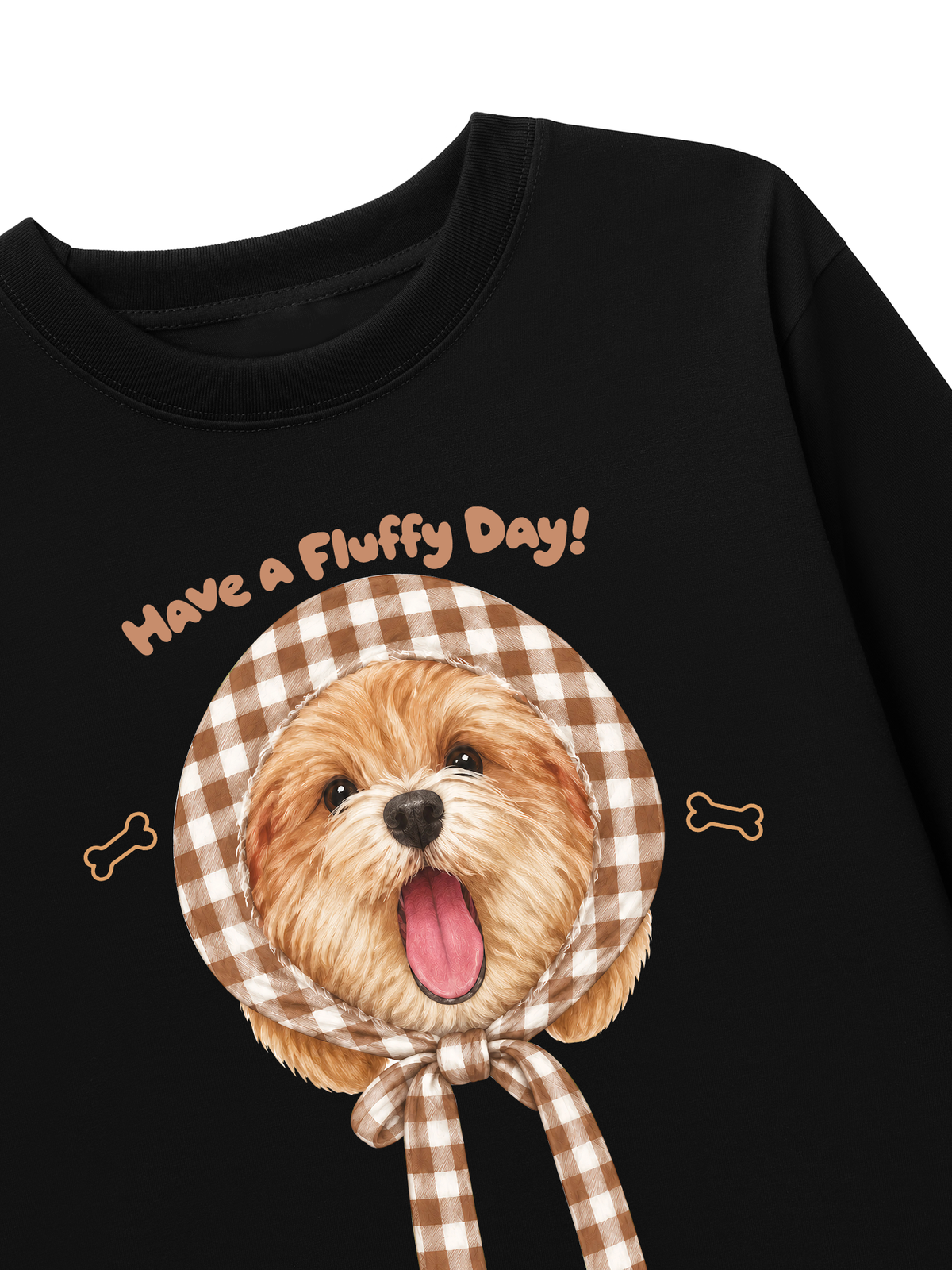 Áo Thun Dài Tay Brown Have A Fluffy Day!