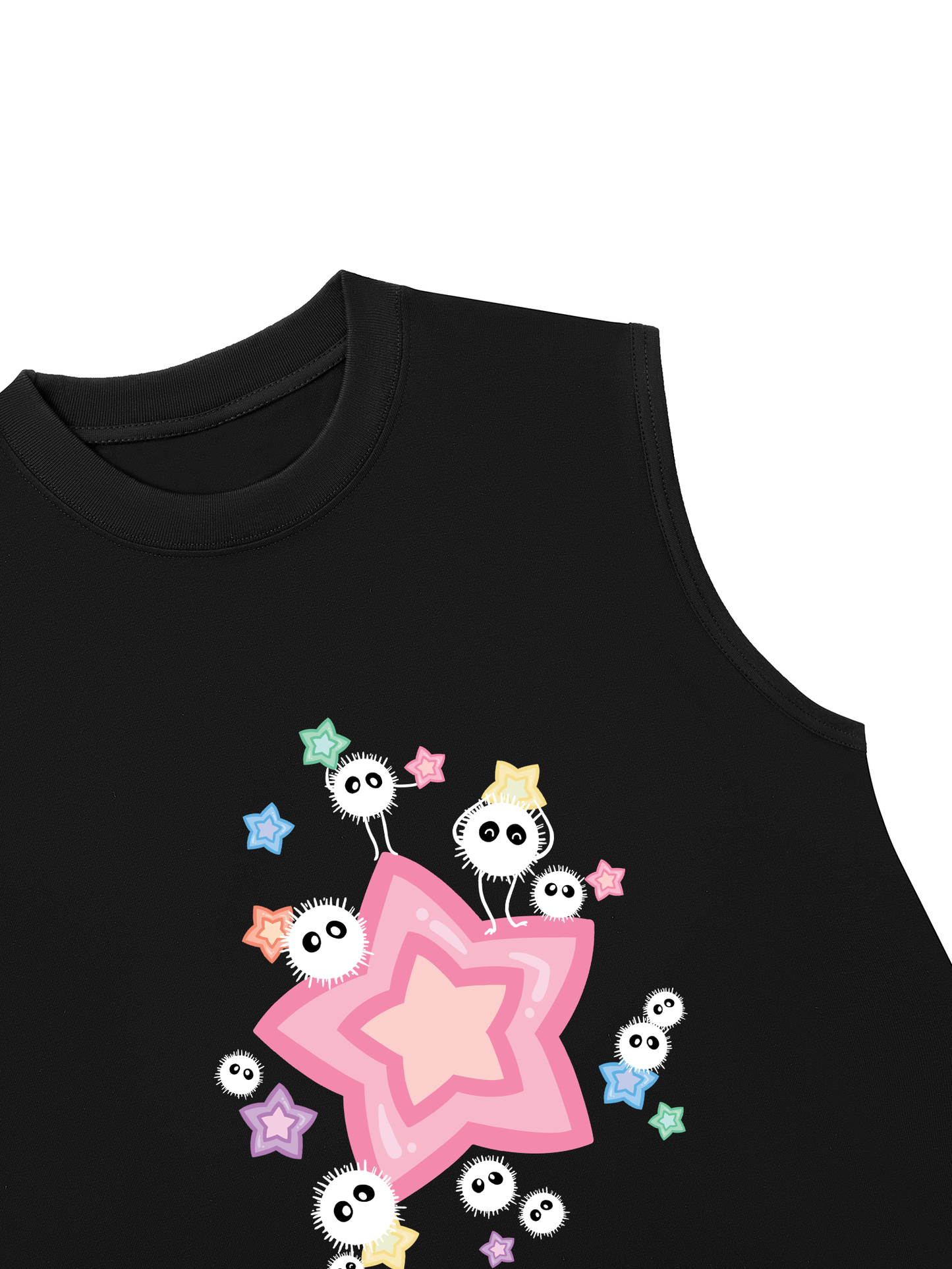 Áo Ba Lỗ Relaxed Fit Japan Spirit Soot Sprites And Candy