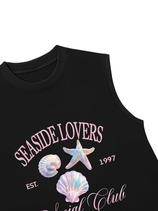 Áo Ba Lỗ Relaxed Fit Ocean Hologram Seaside Lover