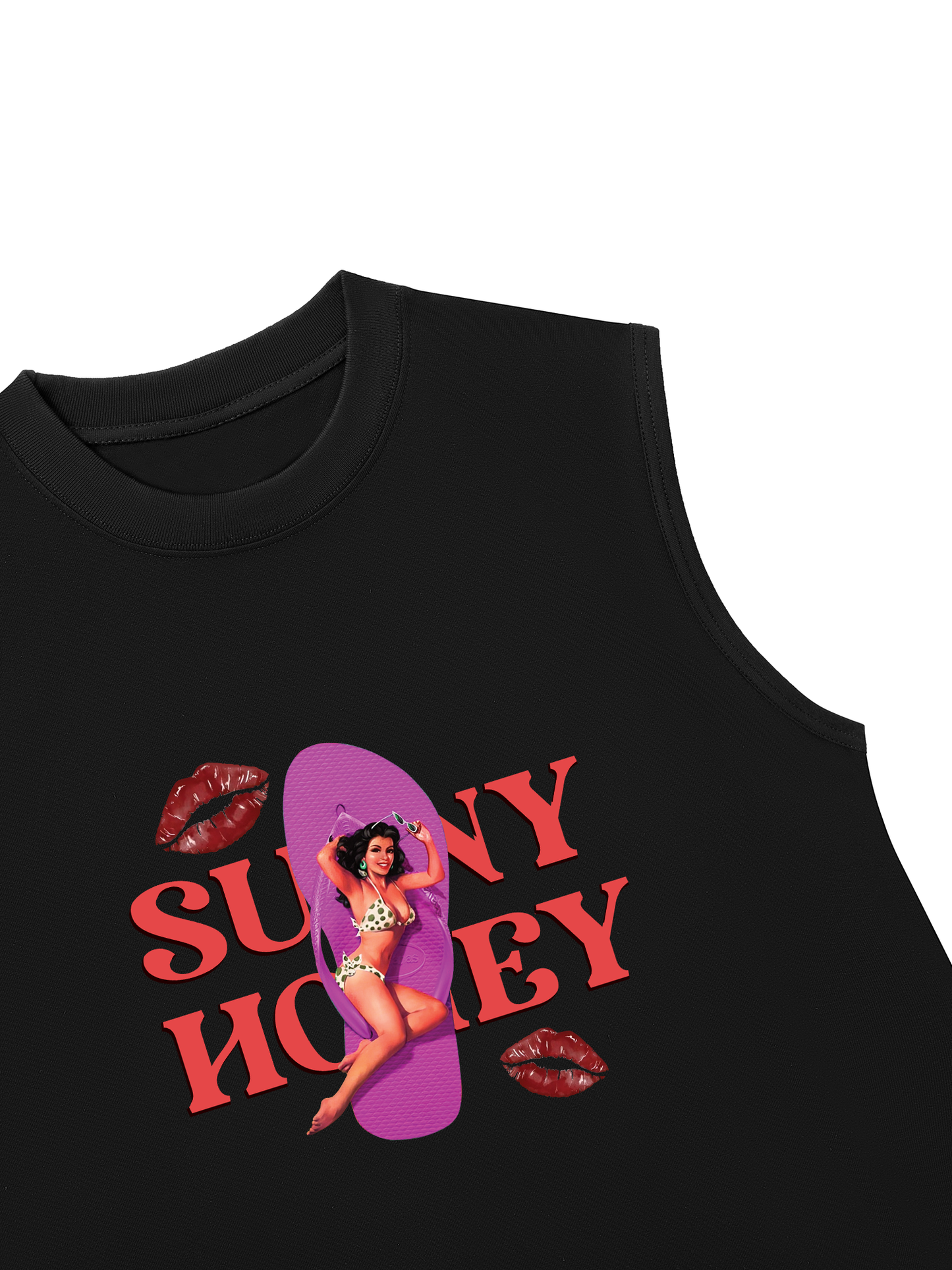 Áo Ba Lỗ Relaxed Fit Summer Vibes Sunny Honey