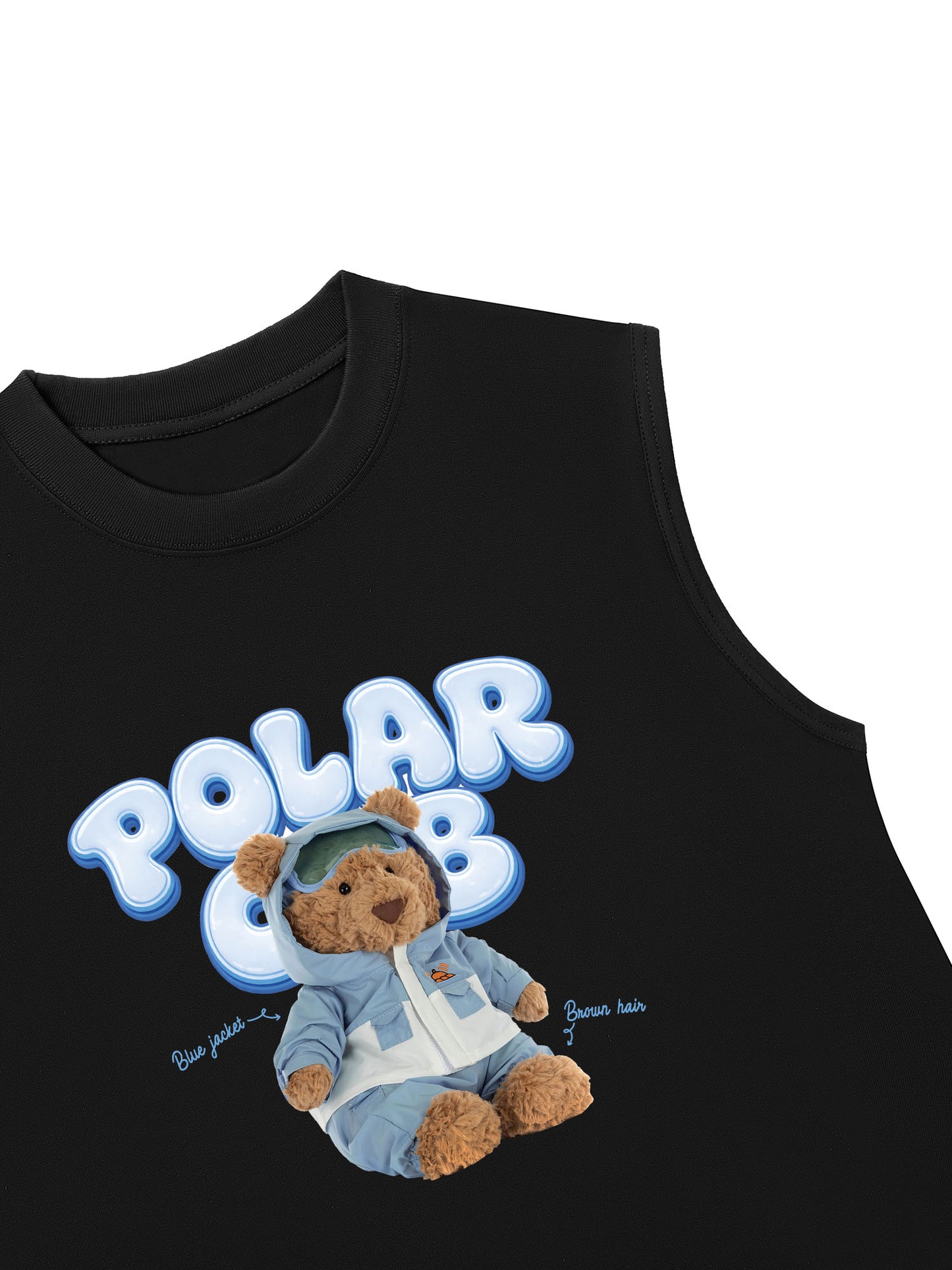 Áo Ba Lỗ Relaxed Fit Teddy Land Solar Cub