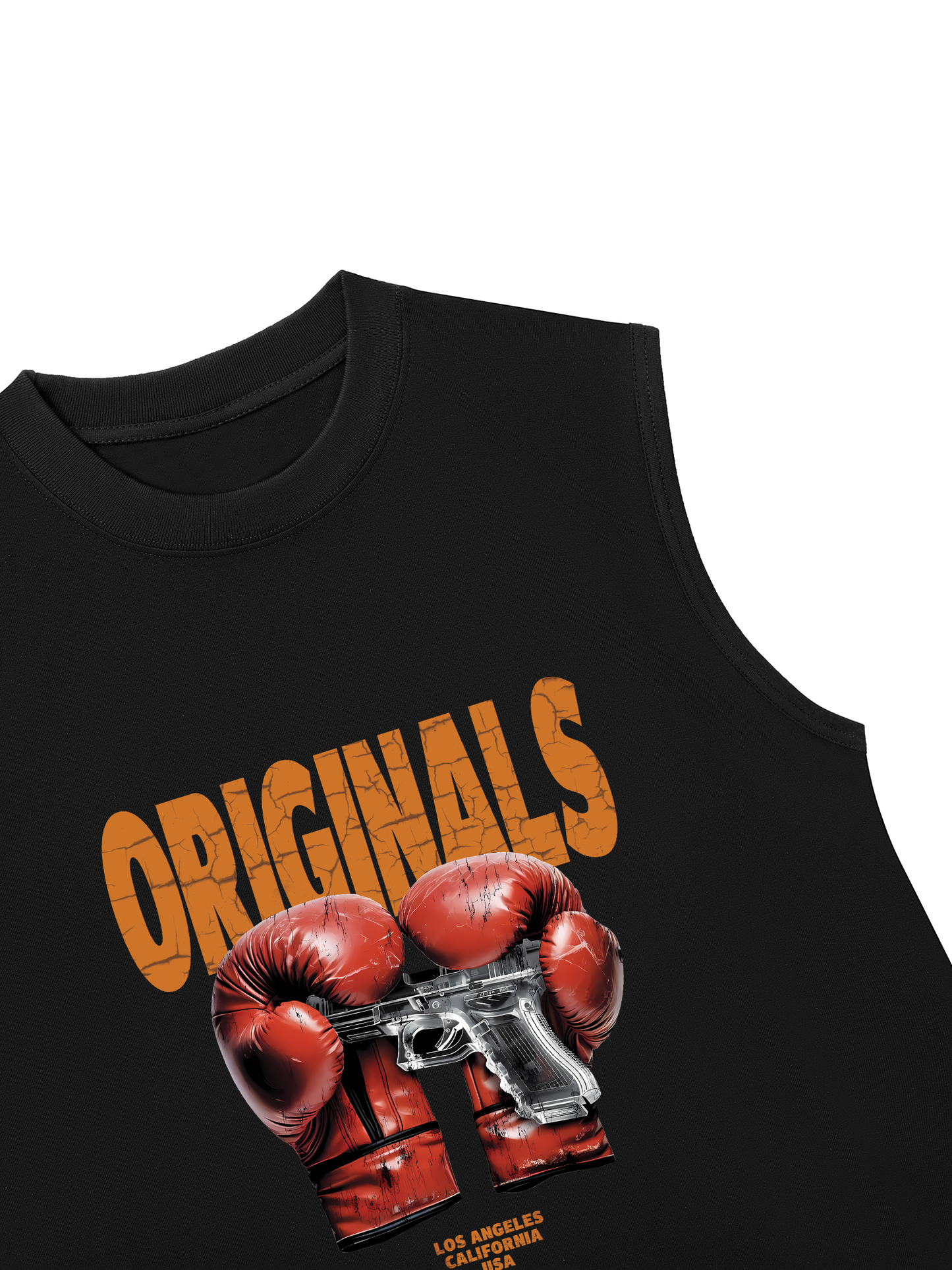 Áo Ba Lỗ Relaxed Fit Fitness Boxing Gun