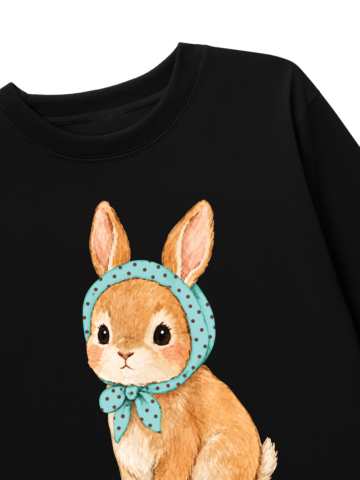 Áo Thun Dài Tay  Blue Tiffany Dotty Bunny