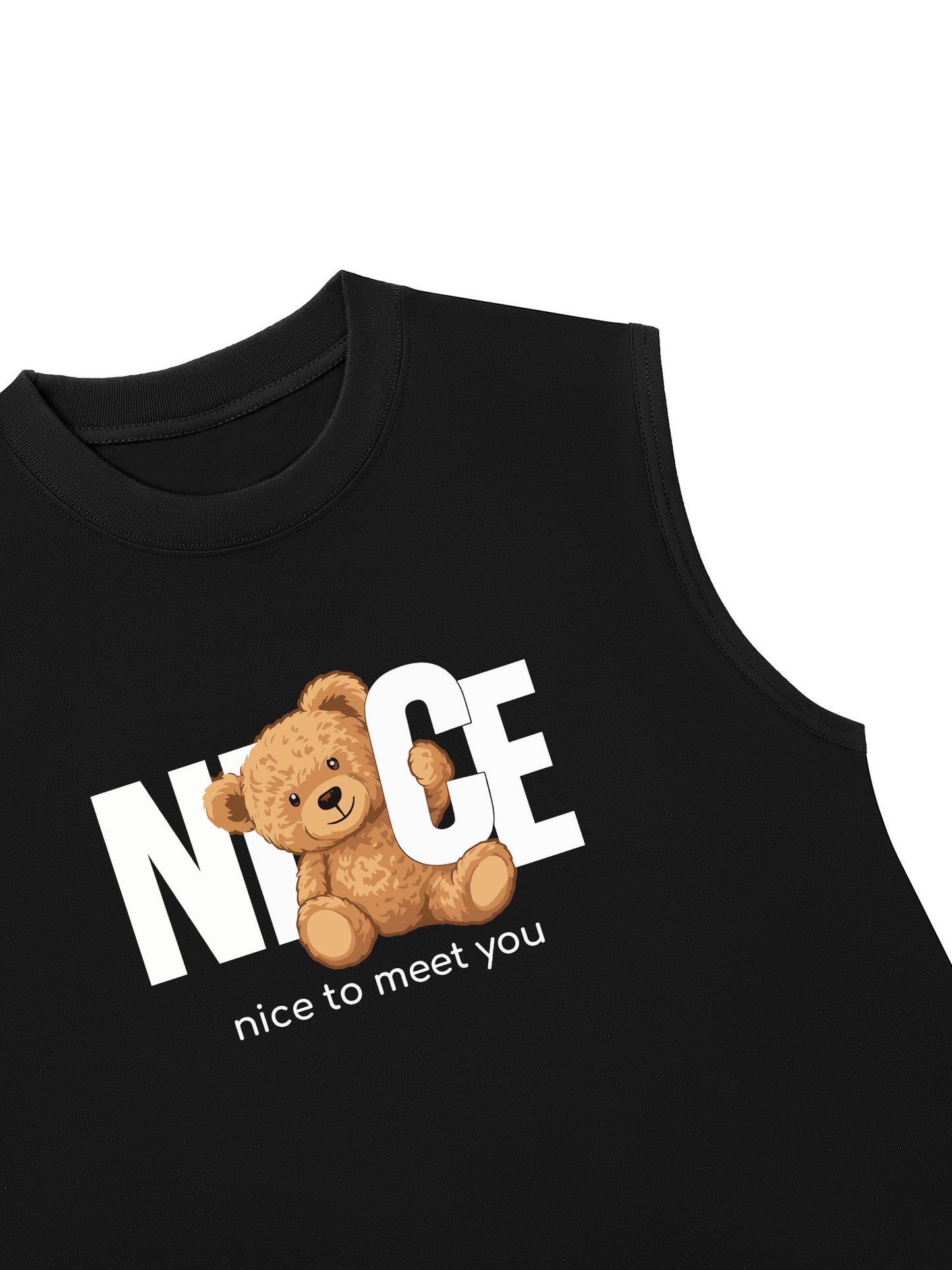 Áo Ba Lỗ Relaxed Fit Nice To Meet You