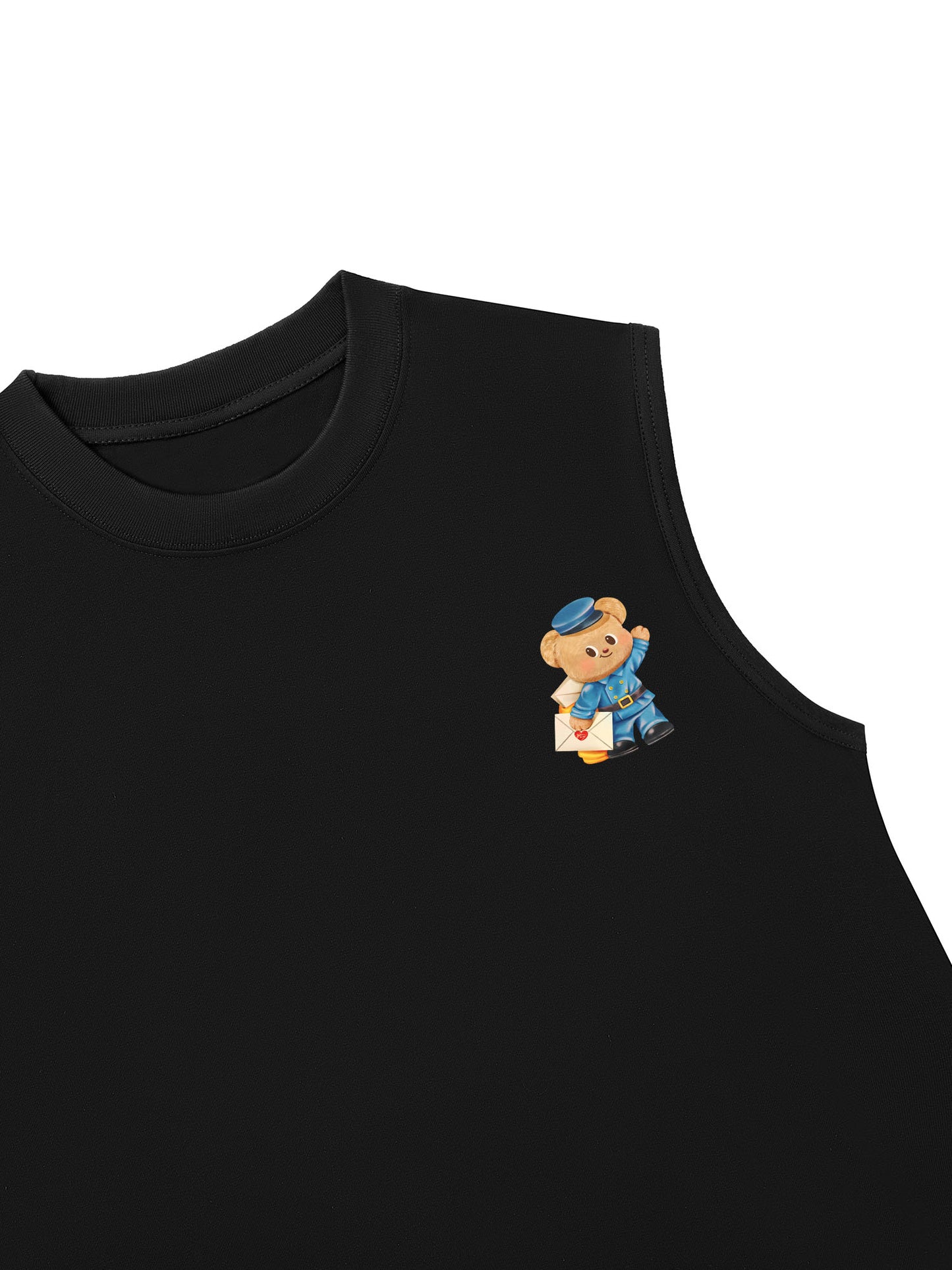 Áo Ba Lỗ Relaxed Fit Butterbear Postman