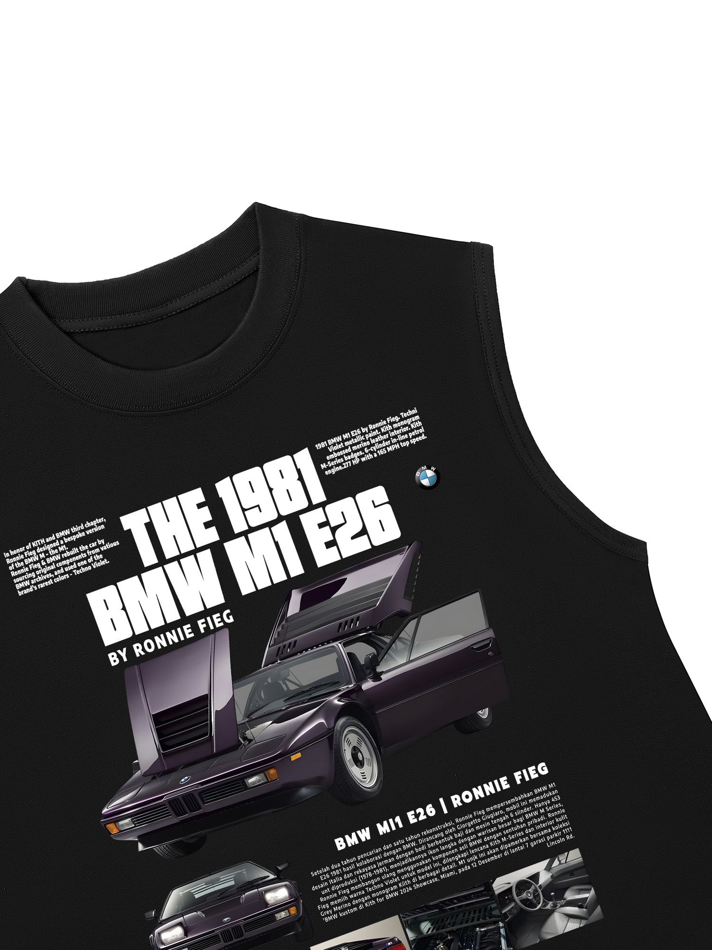 Áo Ba Lỗ Relaxed Fit CAR The 1981 BMW M1 E26
