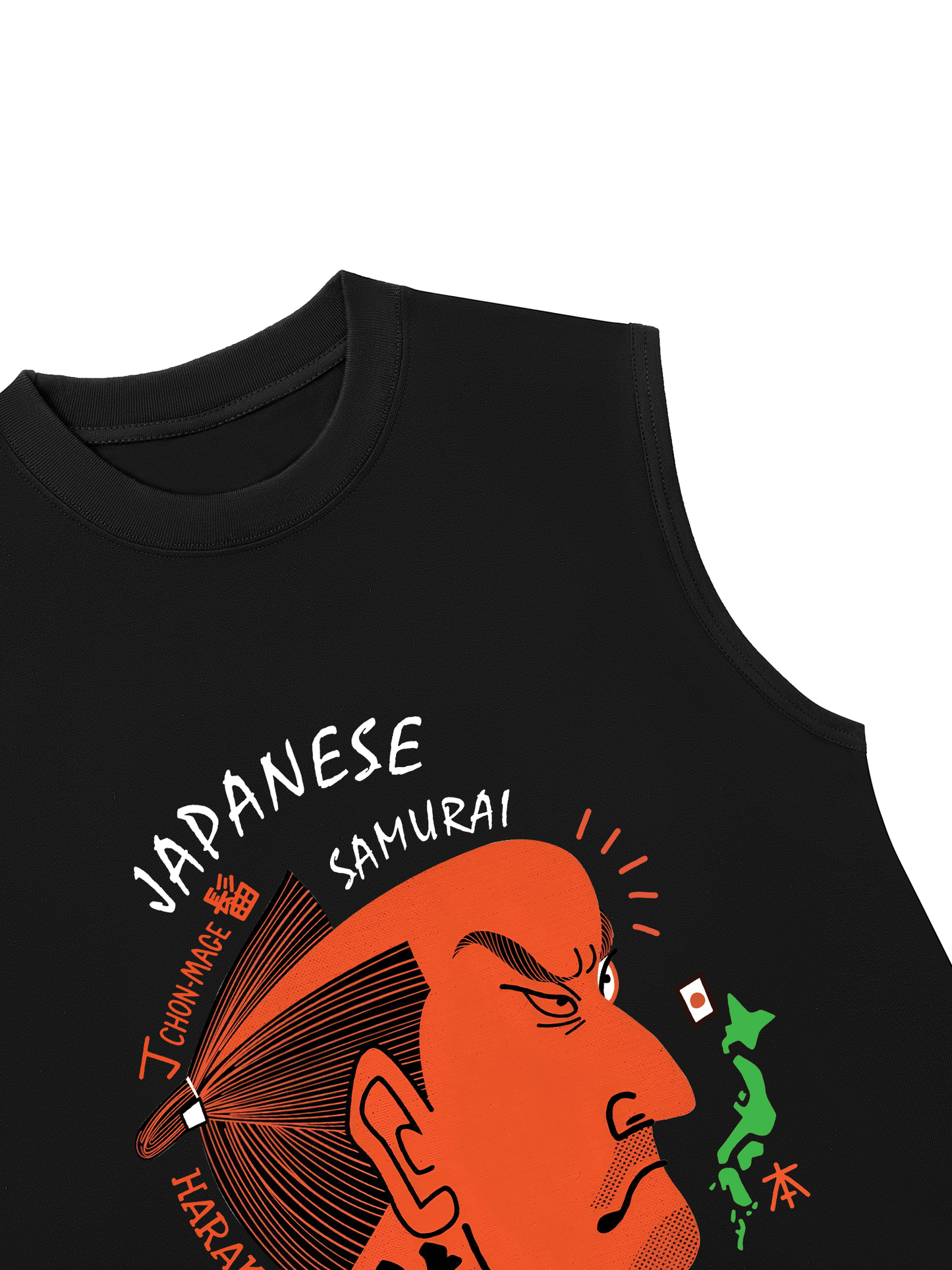 Áo Ba Lỗ Relaxed Fit Japan Spirit Samurai