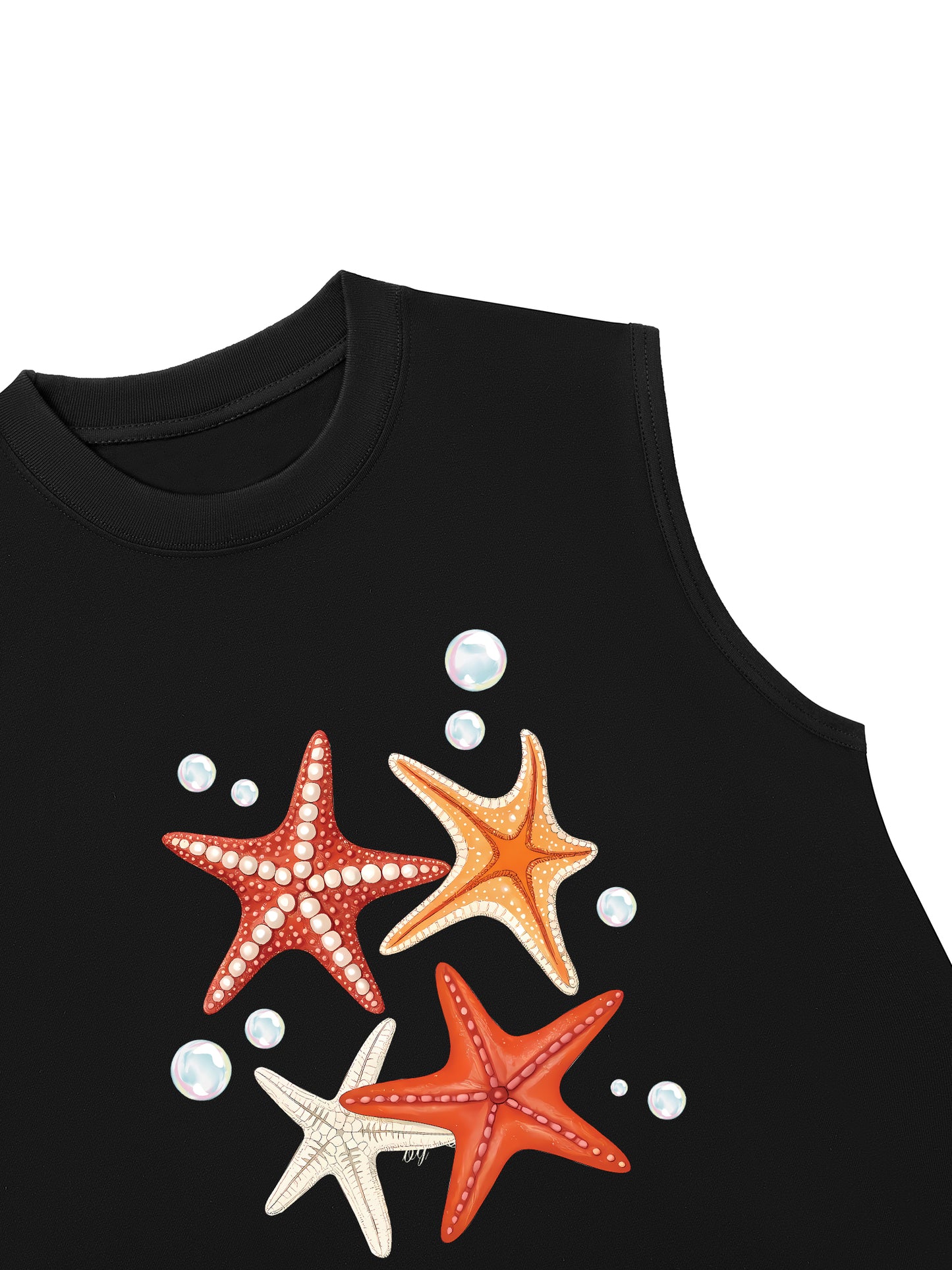 Áo Ba Lỗ Relaxed Fit Ocean Orange StarFish