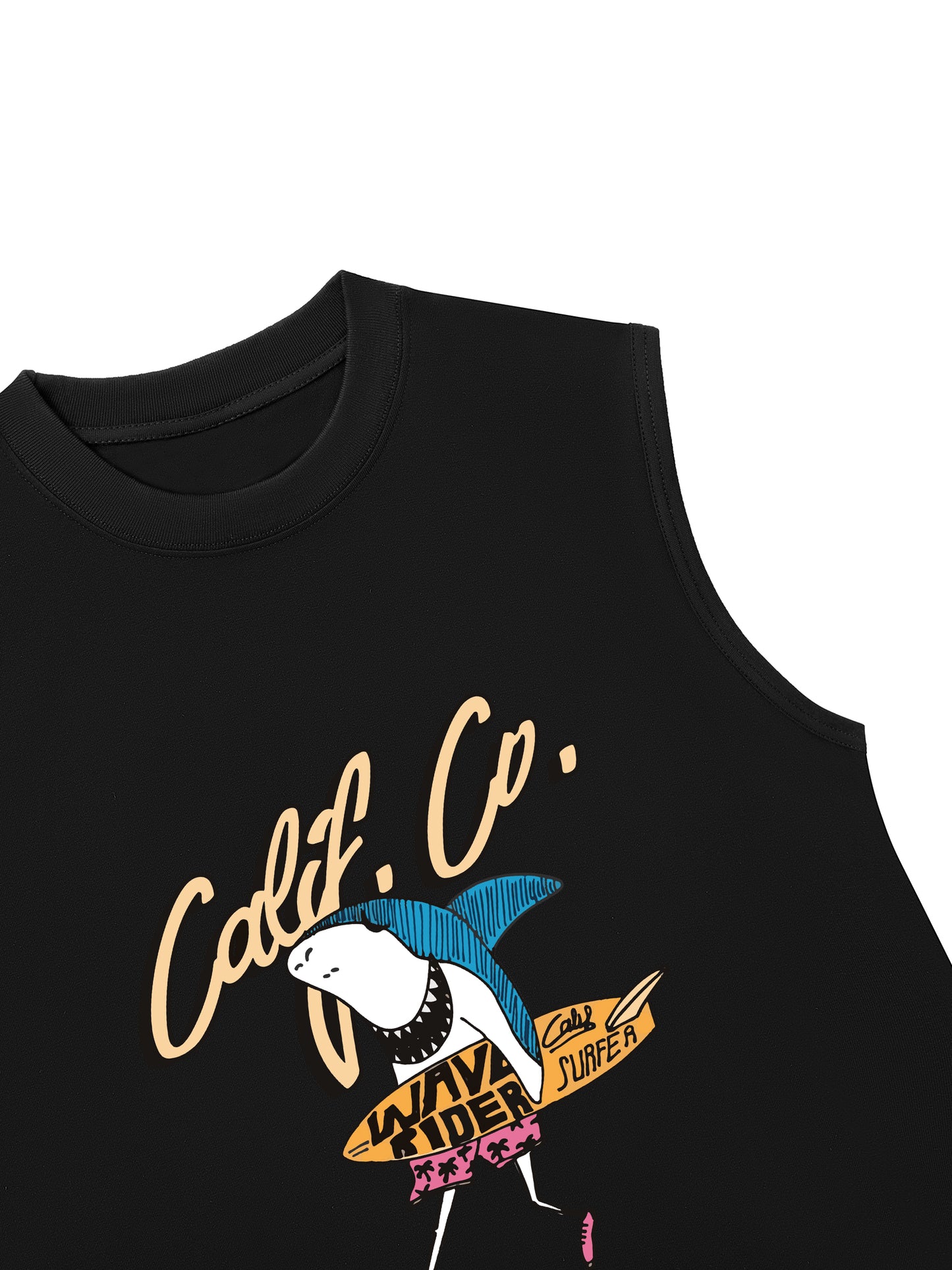 Áo Ba Lỗ Relaxed Fit Ocean Shark Surf