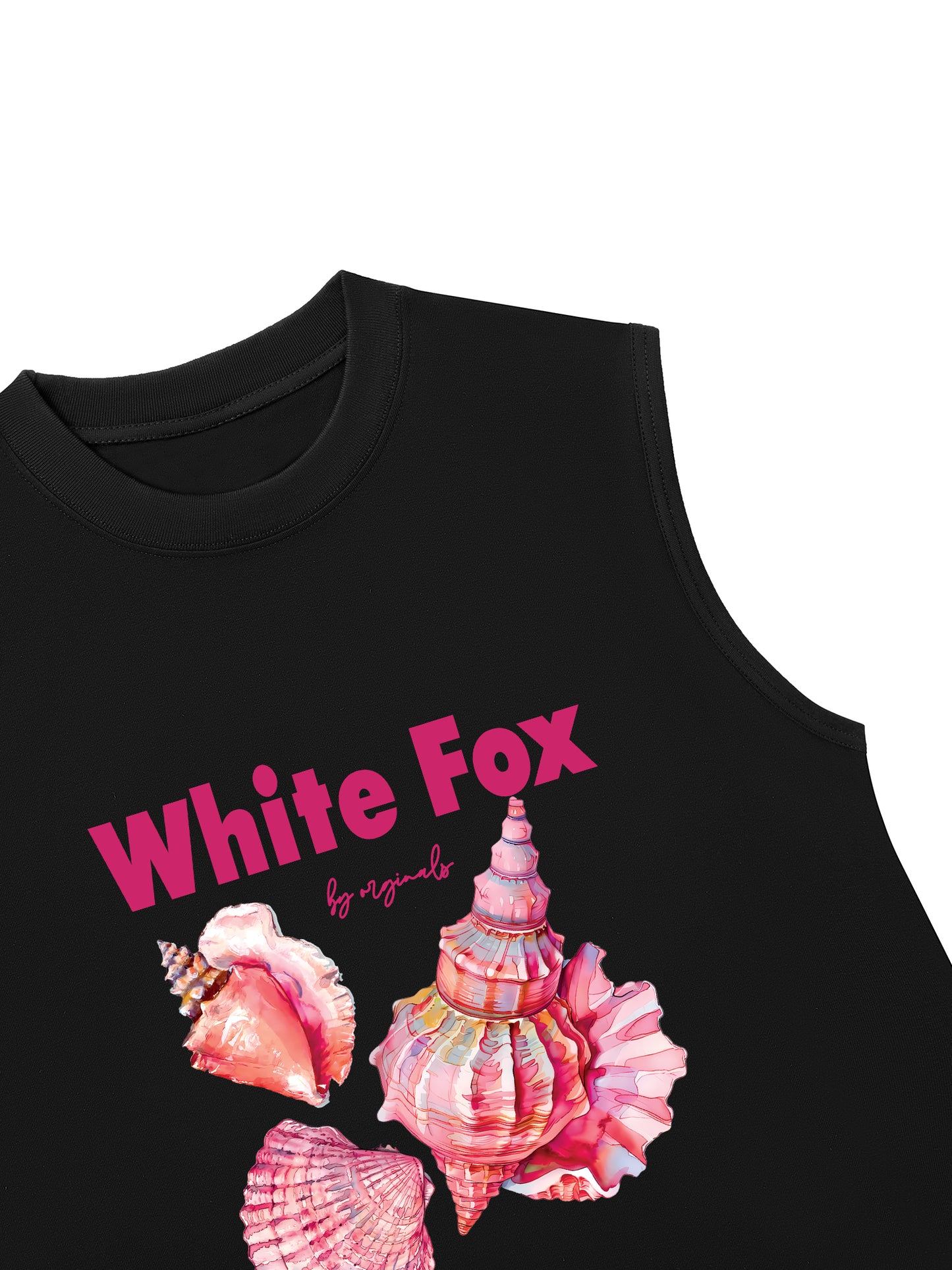 Áo Ba Lỗ Relaxed Fit Ocean White Fox
