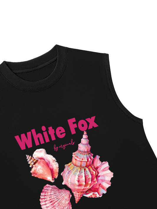 Áo Ba Lỗ Relaxed Fit Ocean White Fox