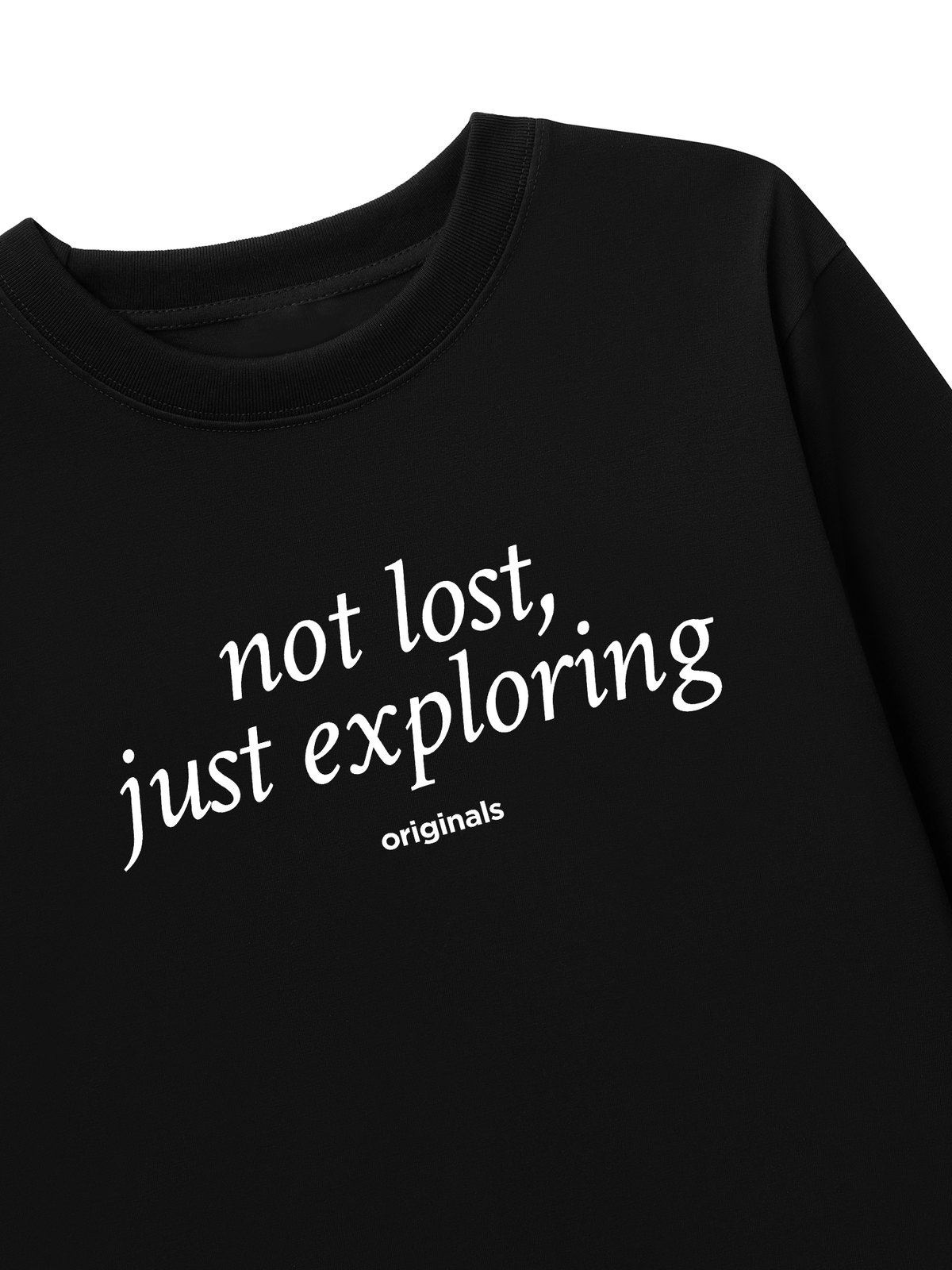 Áo Thun Dài Tay Not Lost Just Exporing