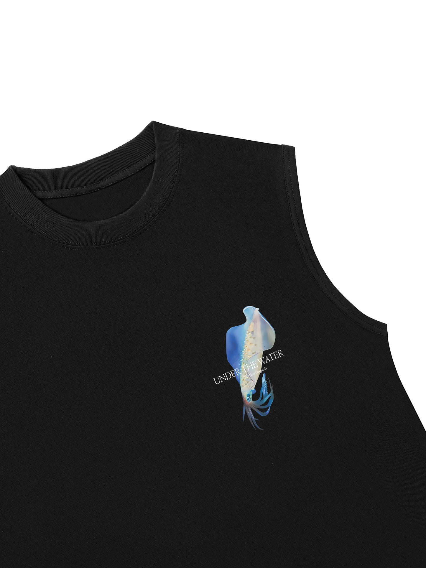 Áo Ba Lỗ Relaxed Fit Ocean Aquid Under The Water