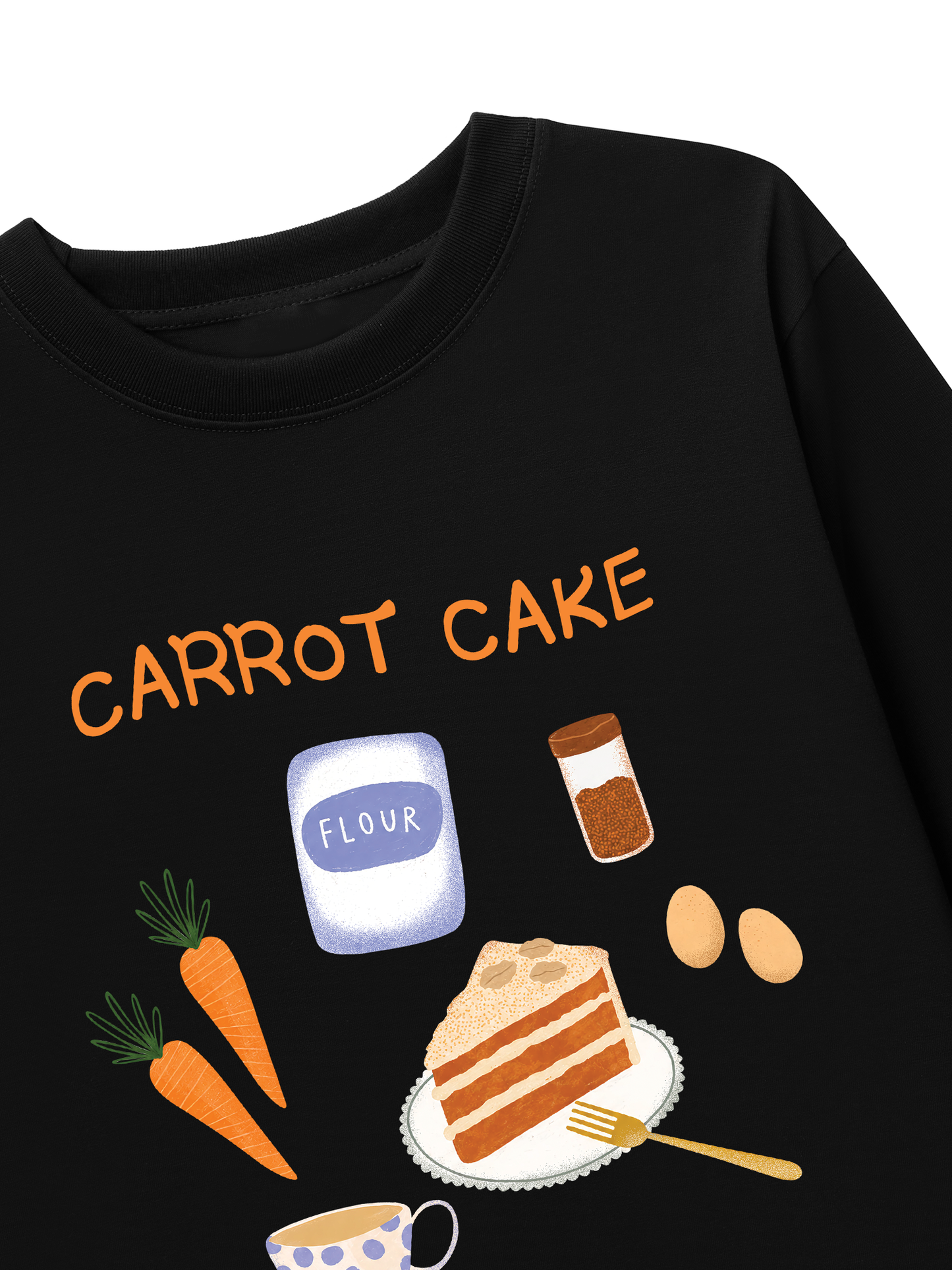 Áo Thun Dài Tay Carrot Cake