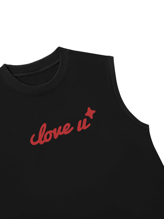 Áo Ba Lỗ Relaxed Fit Couple Love You Xmas For Boy