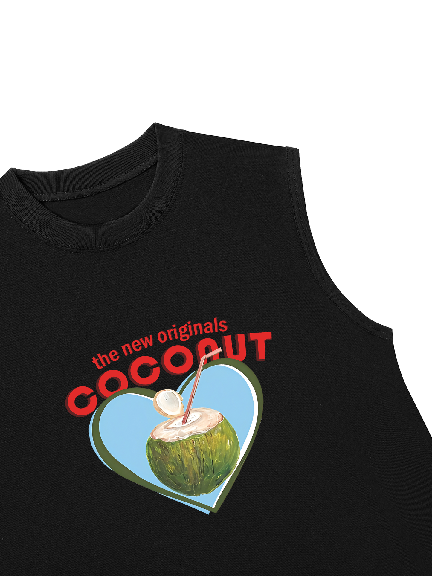 Áo Ba Lỗ Relaxed Fit Summer Vibes Coconut