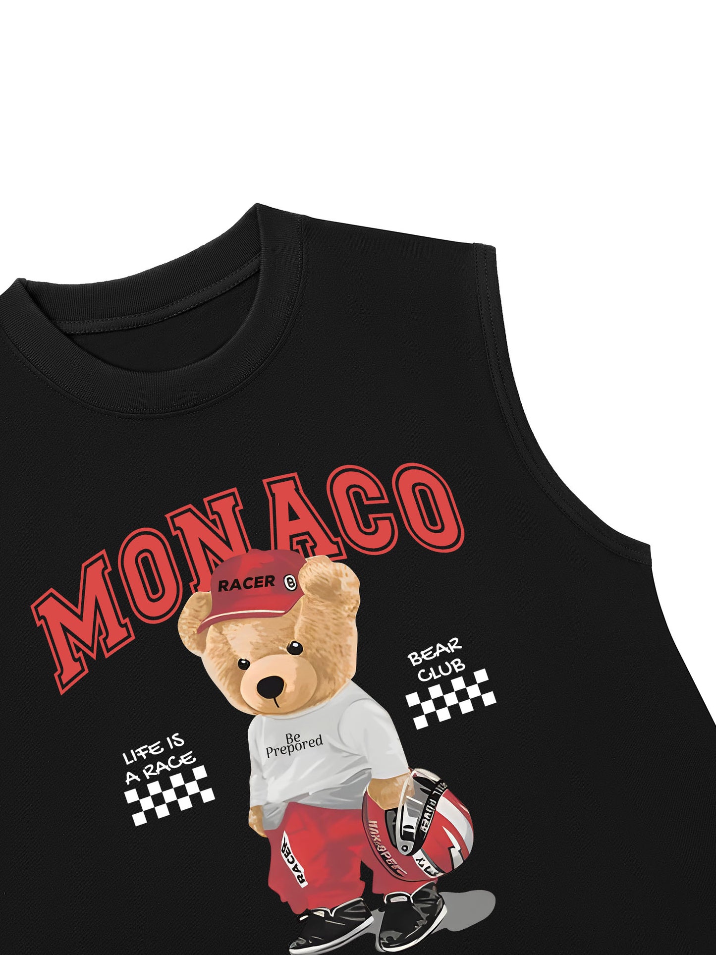 Áo Ba Lỗ Relaxed Fit Monaco Bear Club