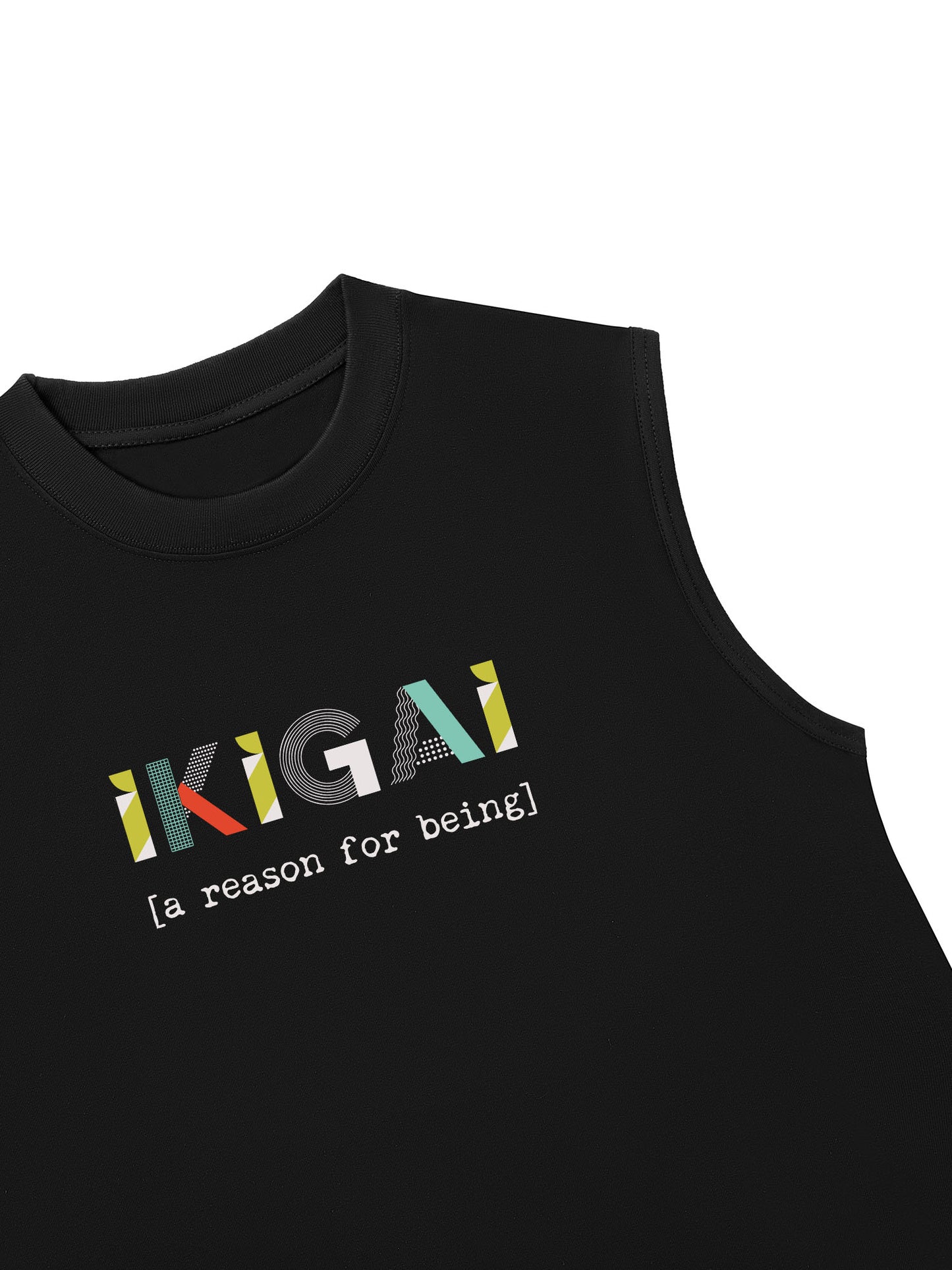 Áo Ba Lỗ Relaxed Fit Geometric Ikigai