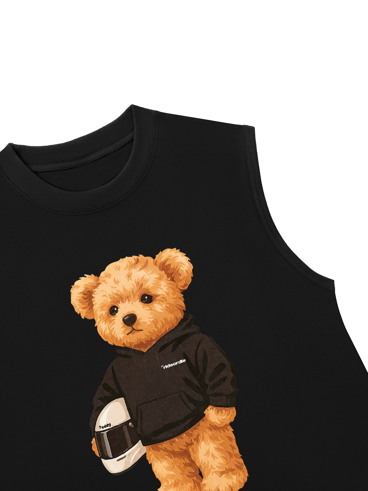 Áo Ba Lỗ Relaxed Fit Teddy Ride Or Die