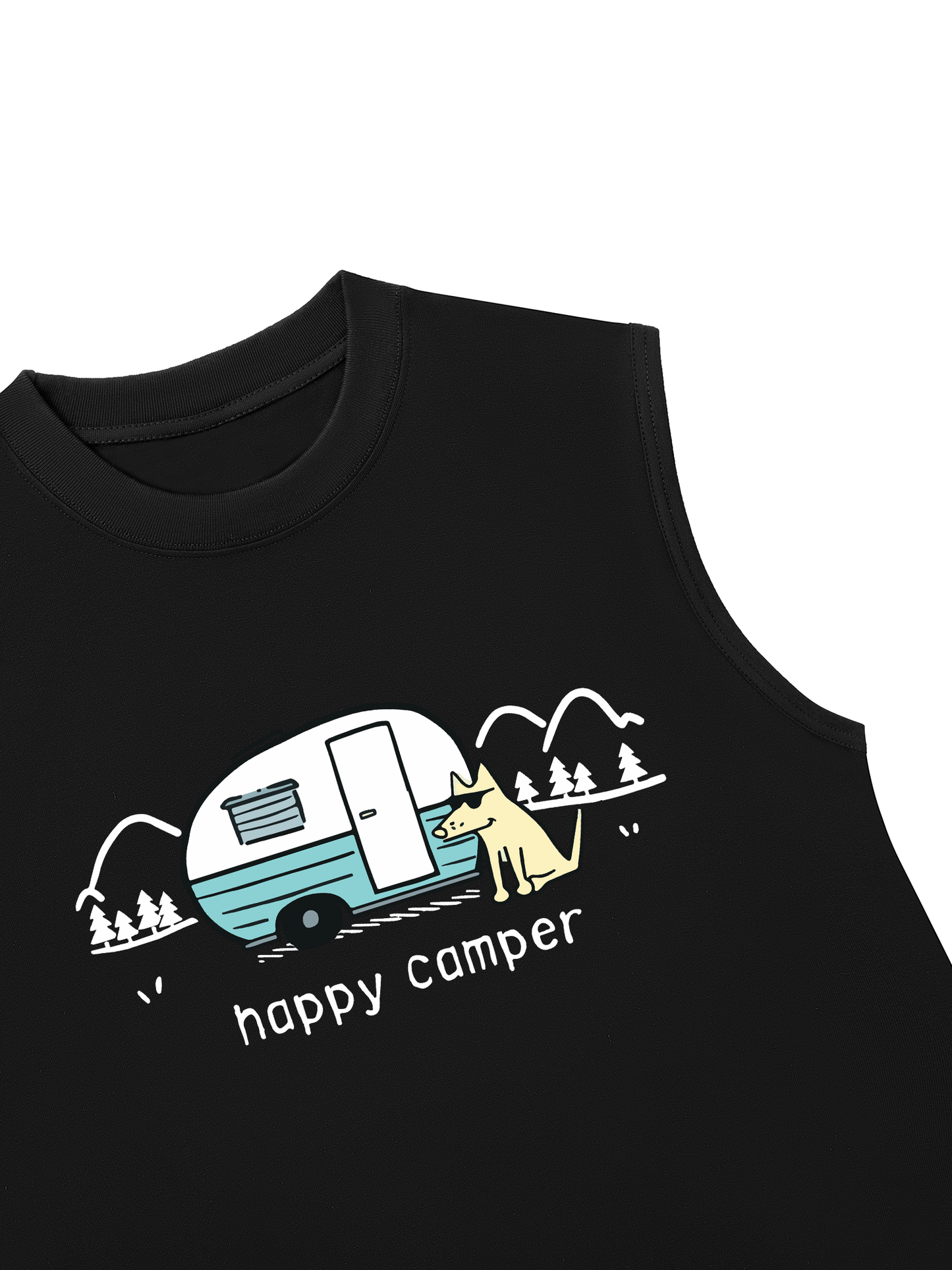 Áo Ba Lỗ Relaxed Fit Go Outside Happy Camper