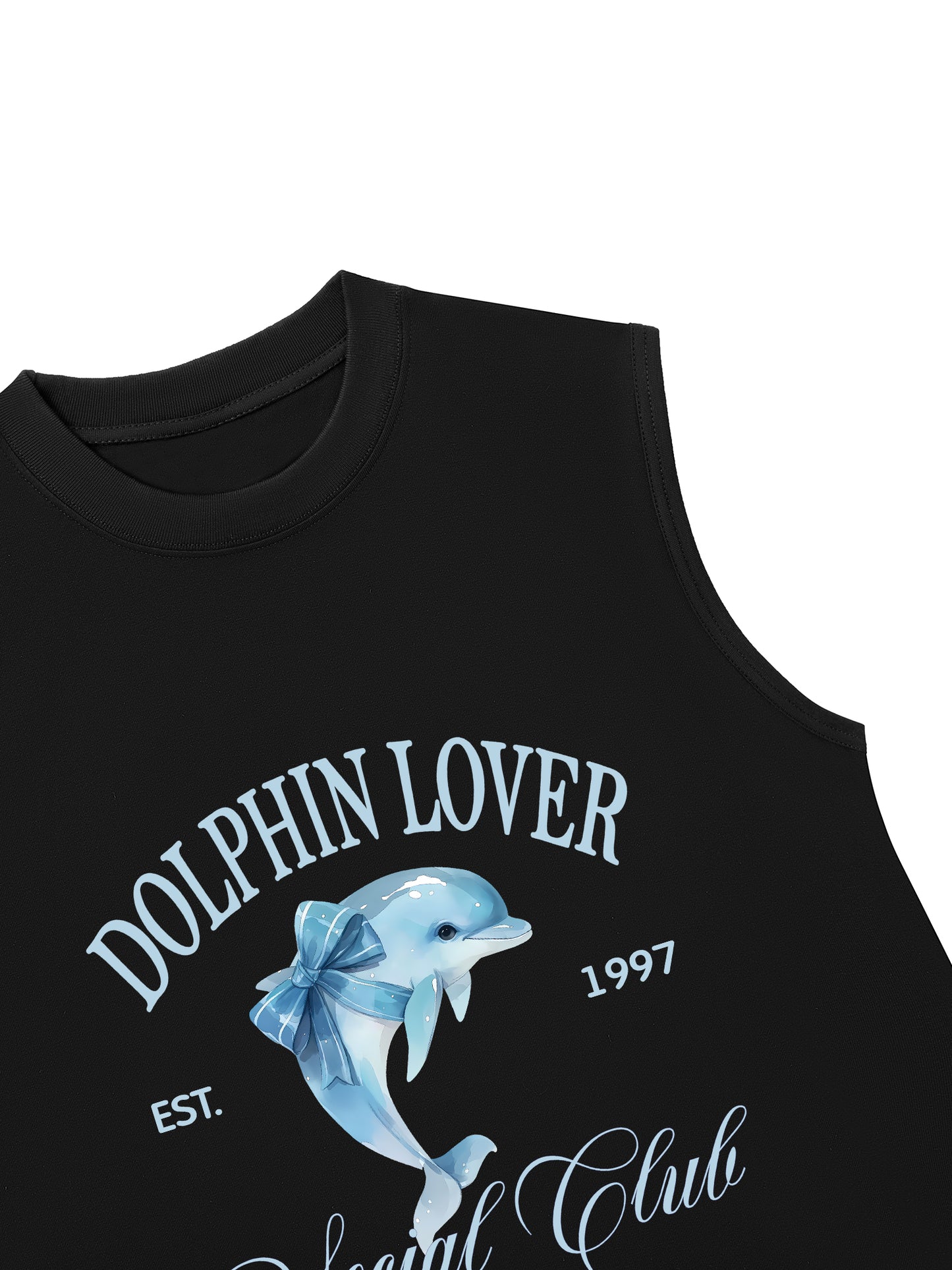 Áo Ba Lỗ Relaxed Fit Ocean Dolphin Lover
