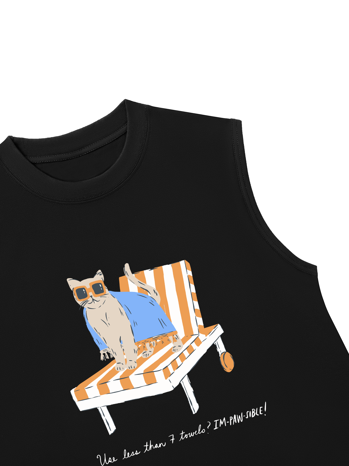 Áo Ba Lỗ Relaxed Fit Im Paw Sible
