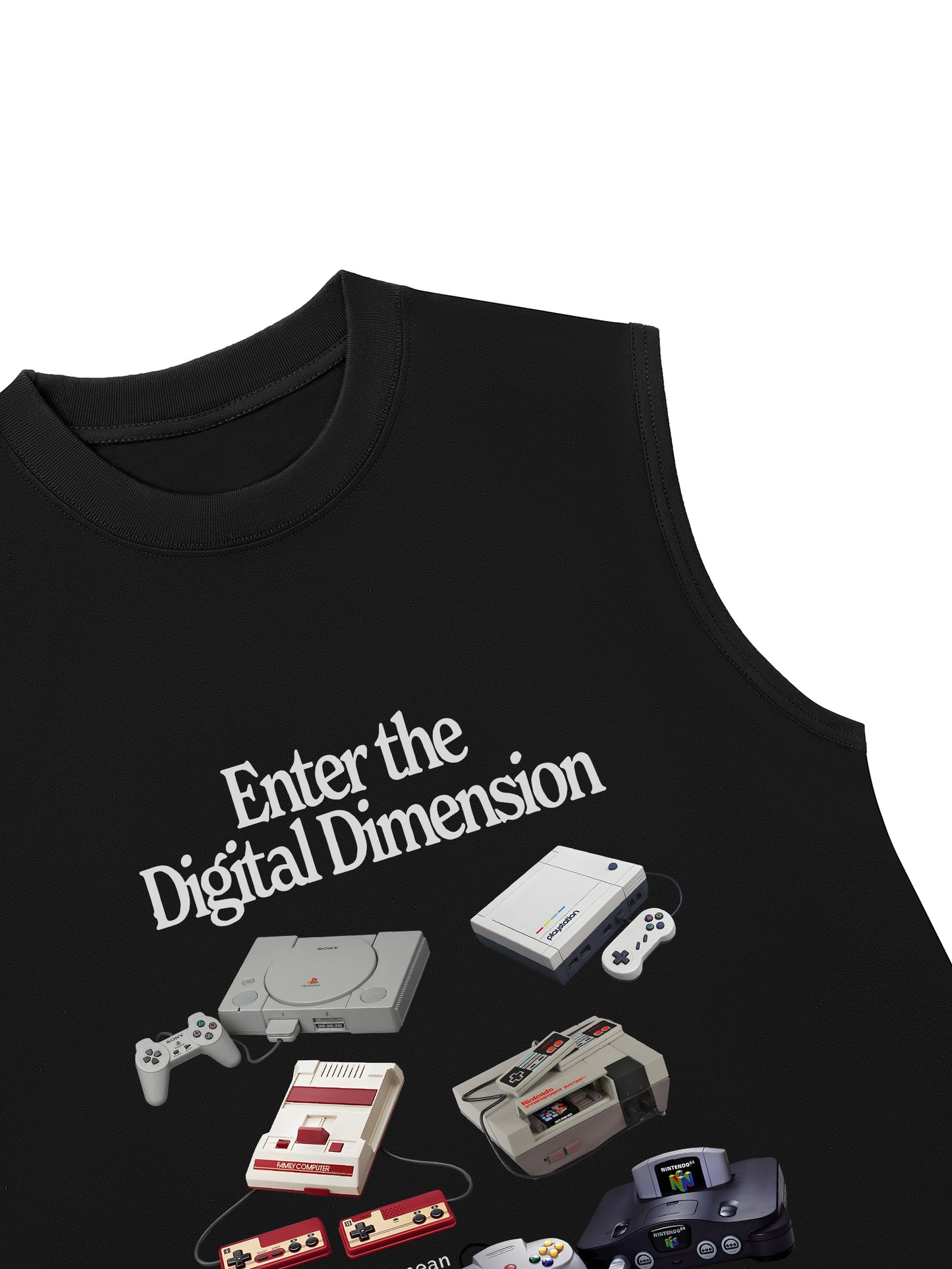 Áo Ba Lỗ Relaxed Fit Enter The Digital Dimension