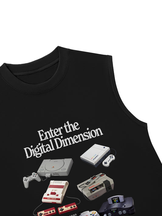 Áo Ba Lỗ Relaxed Fit Enter The Digital Dimension