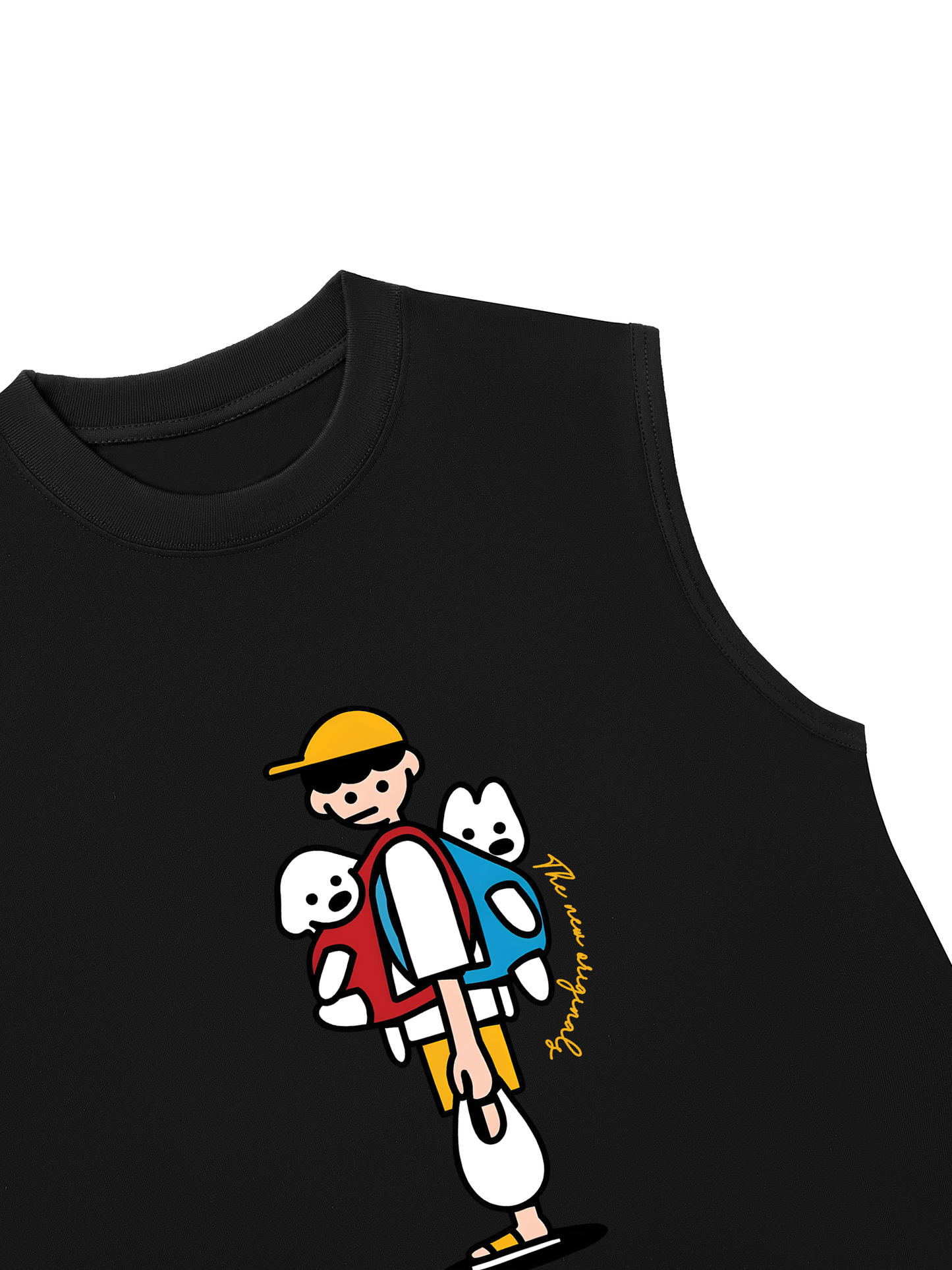 Áo Ba Lỗ Relaxed Fit Let_s Go