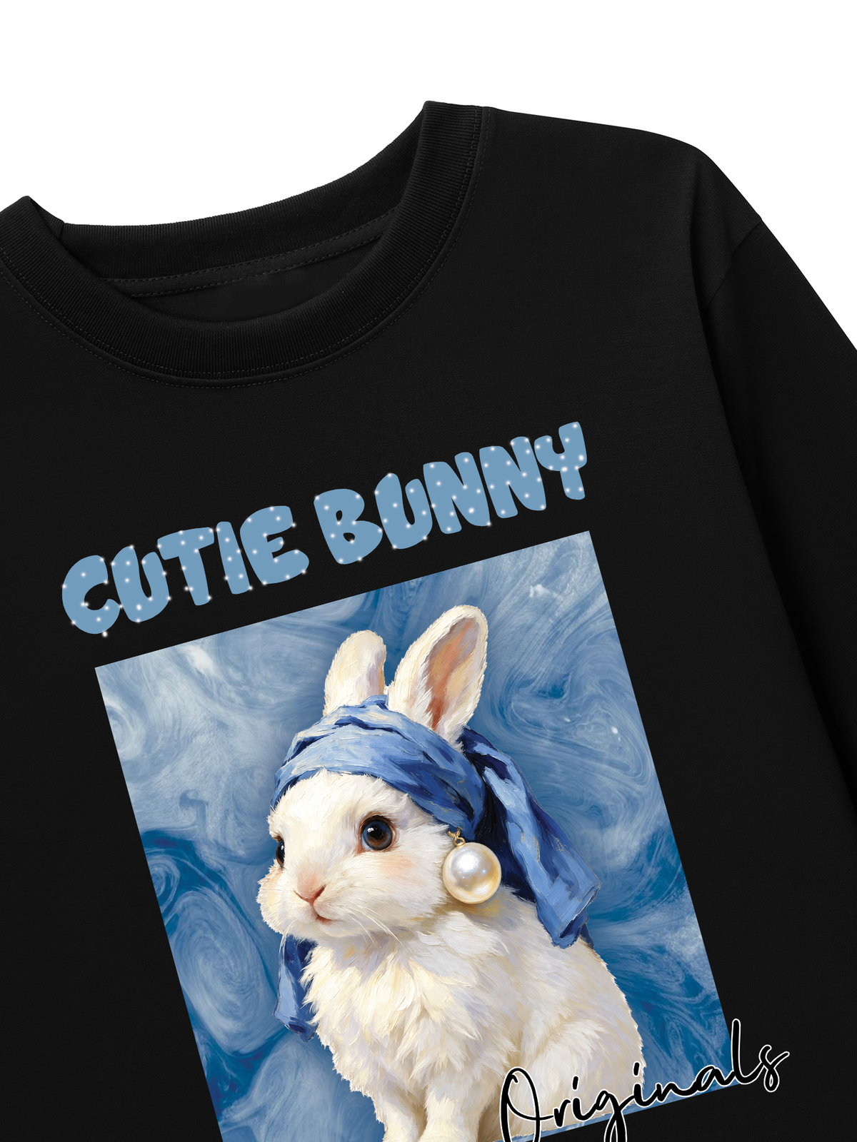 Áo Thun Dài Tay Cutie Bunny Vangogh