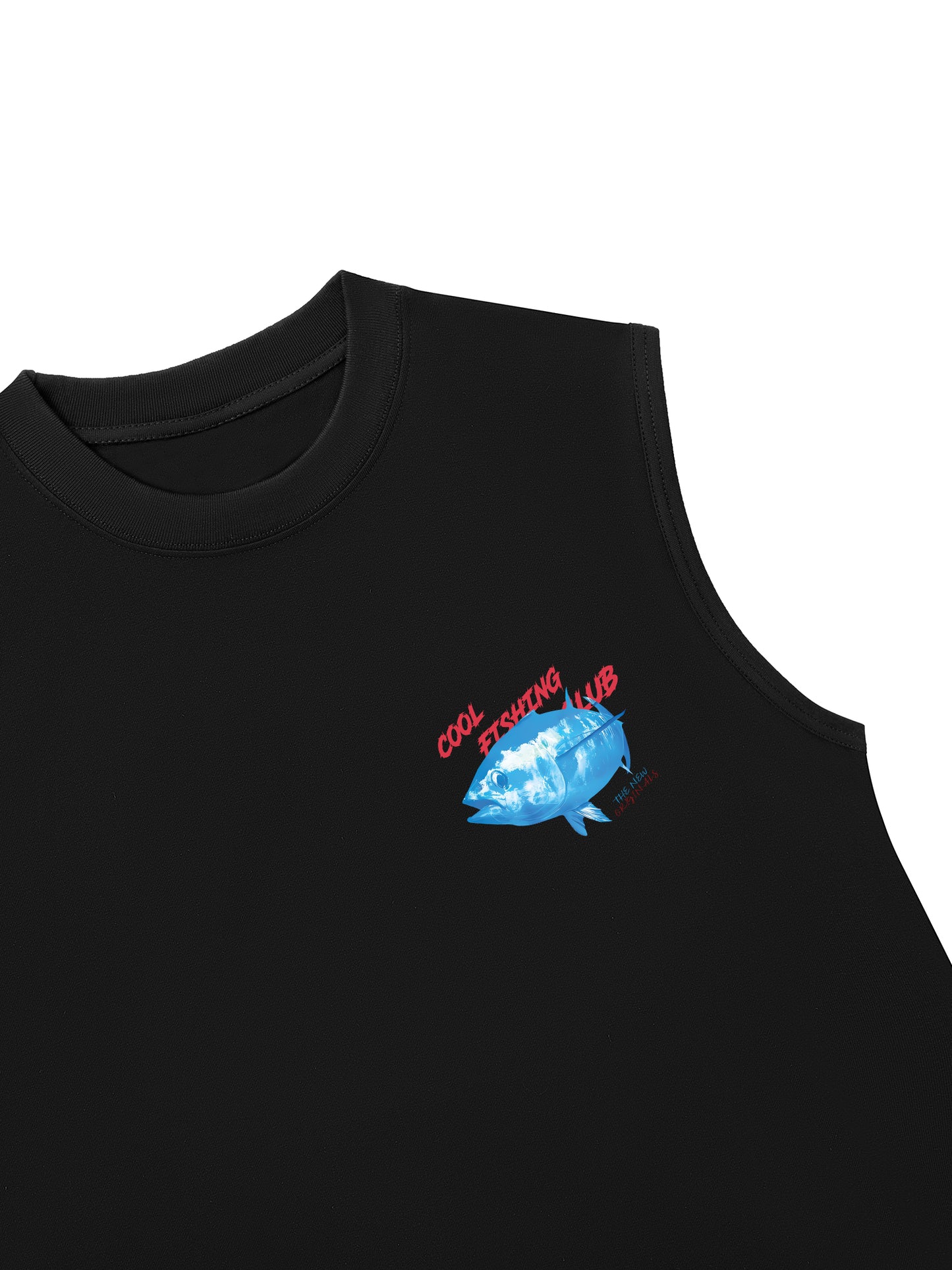 Áo Ba Lỗ Relaxed Fit Ocean Coolo Fishing Club